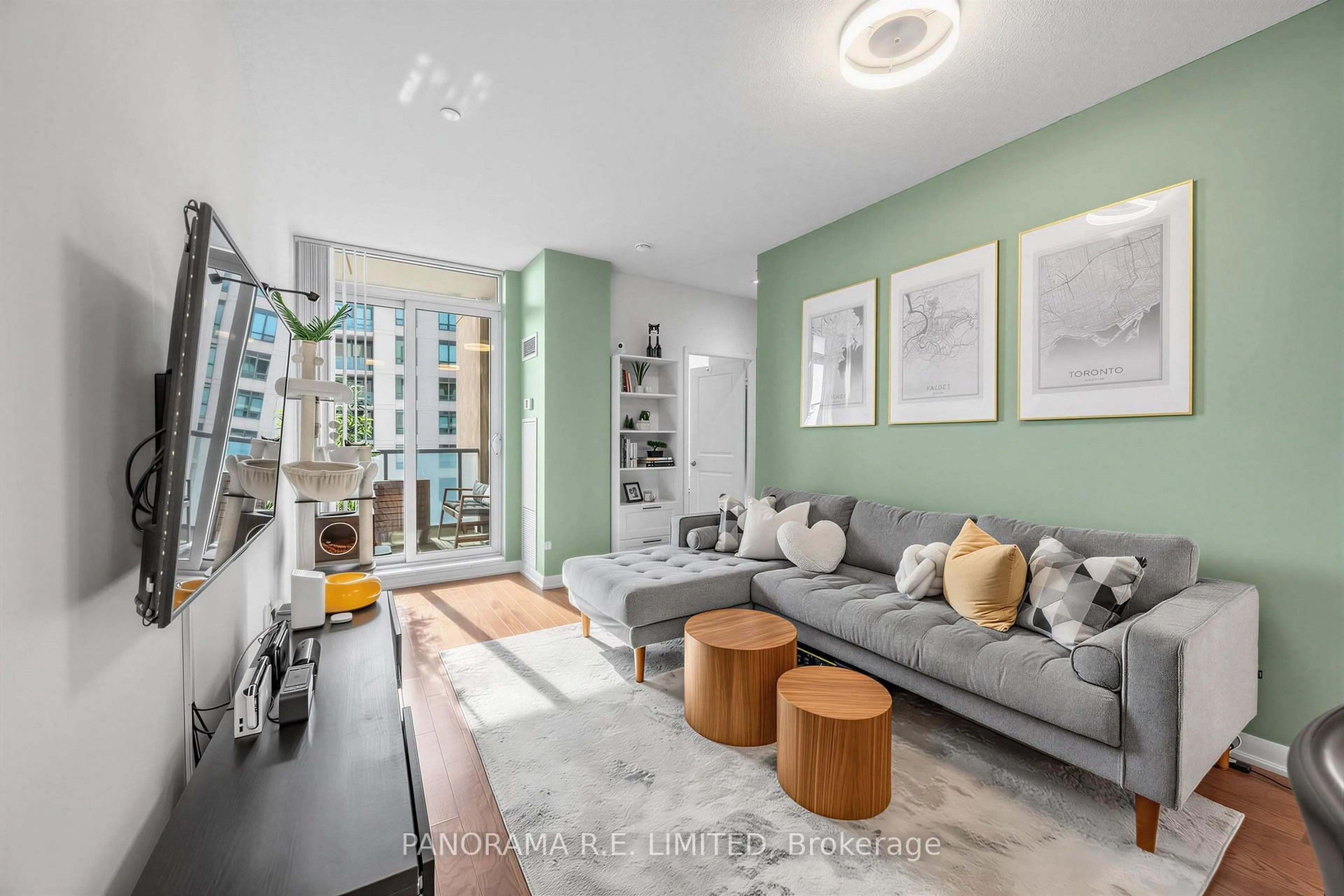 Living room with furniture, unknown for 215 Sherway Gardens Rd #2806, Toronto Ontario M9C 0A4