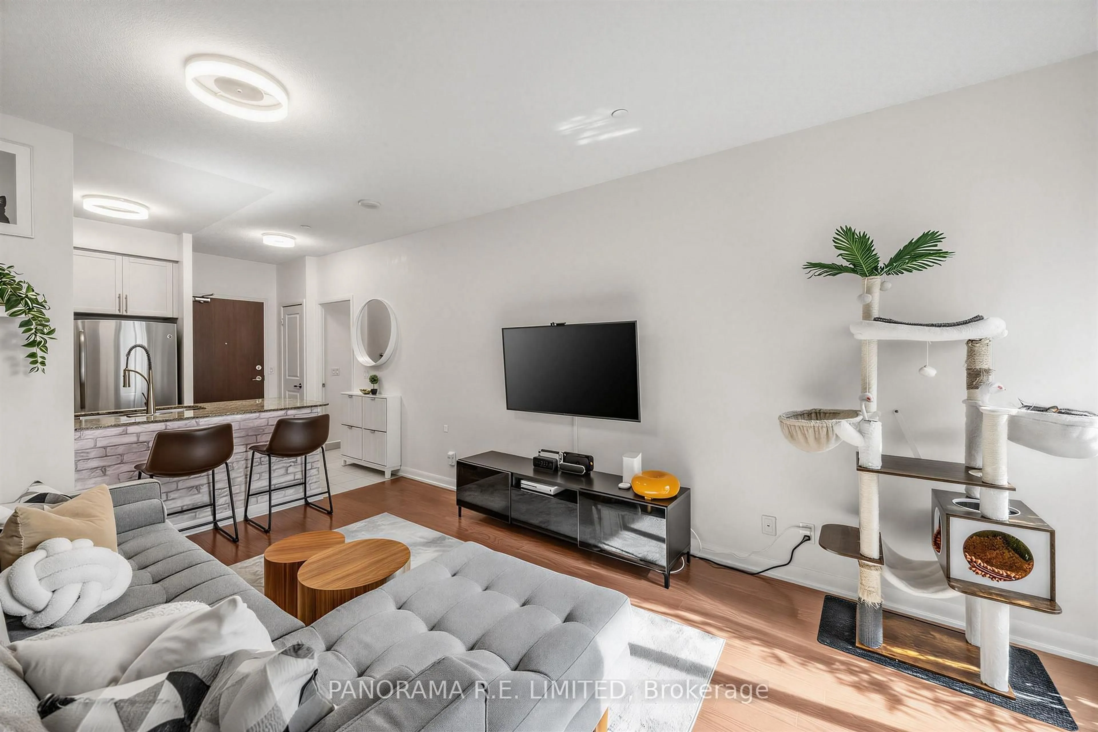 Living room with furniture, unknown for 215 Sherway Gardens Rd #2806, Toronto Ontario M9C 0A4