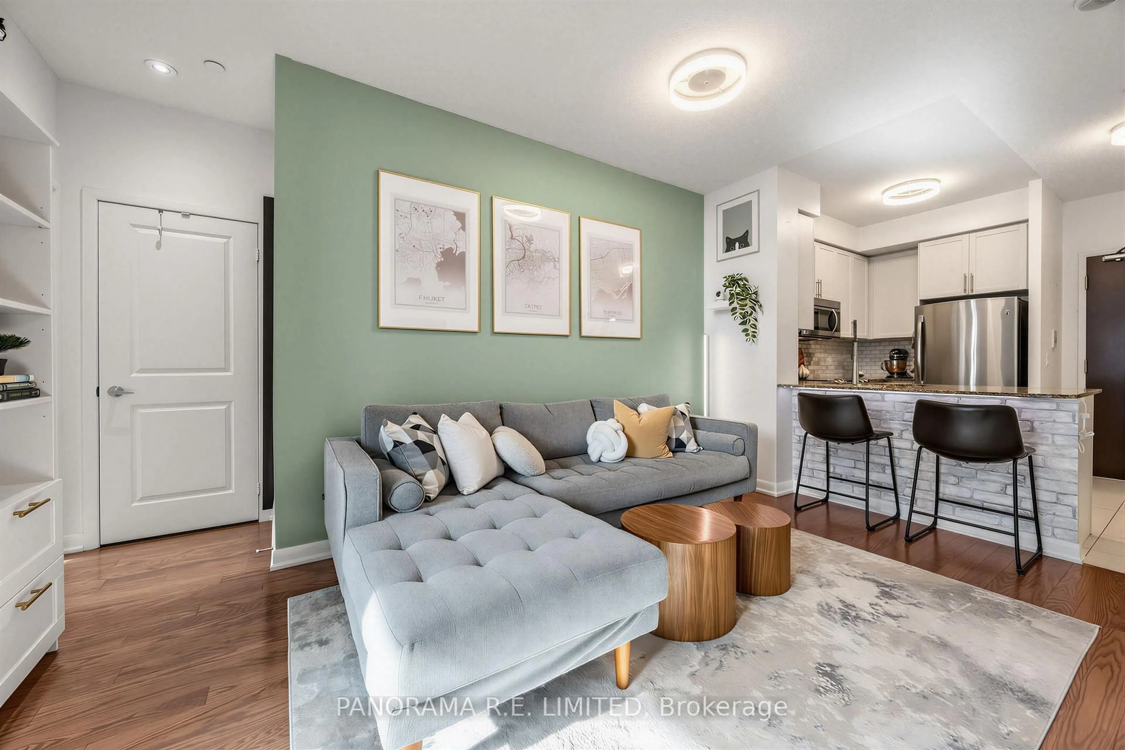 Living room with furniture, unknown for 215 Sherway Gardens Rd #2806, Toronto Ontario M9C 0A4