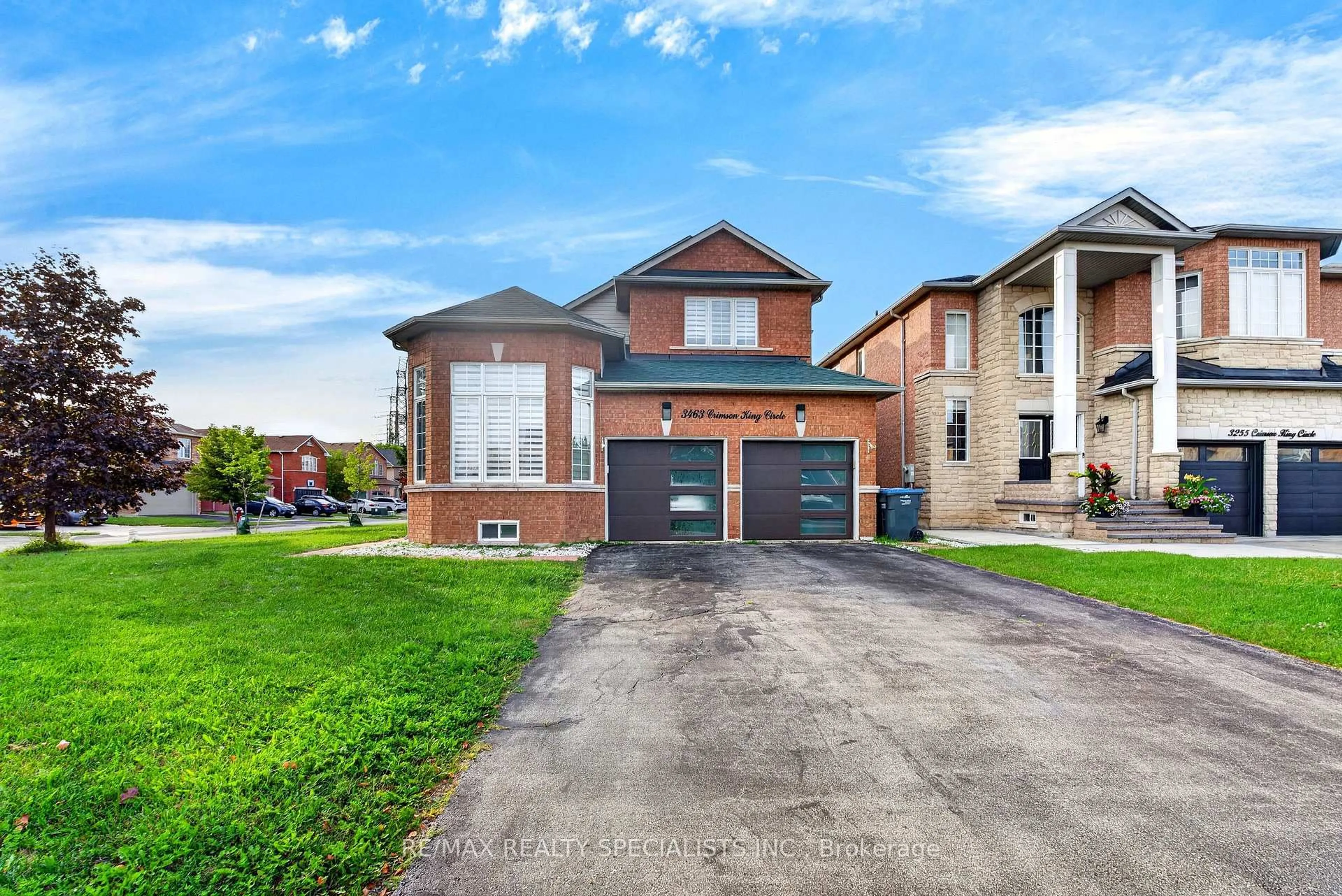 Home with brick exterior material, street for 3463 Crimson King Circ, Mississauga Ontario L5N 8M9