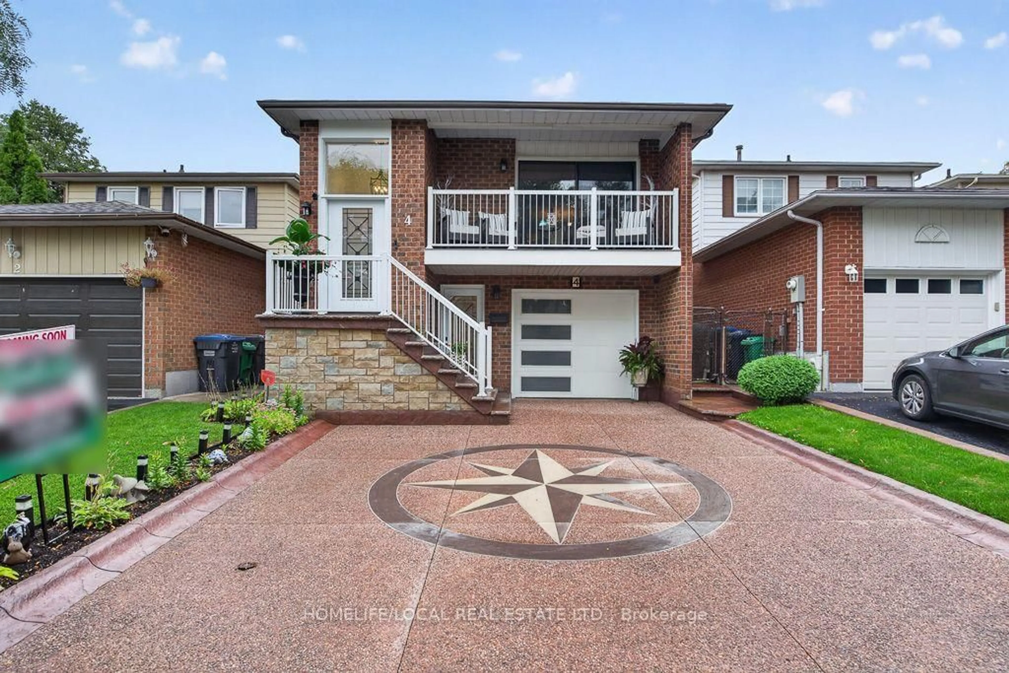 Home with brick exterior material, street for 4 Martindale Cres, Brampton Ontario L6X 2T9