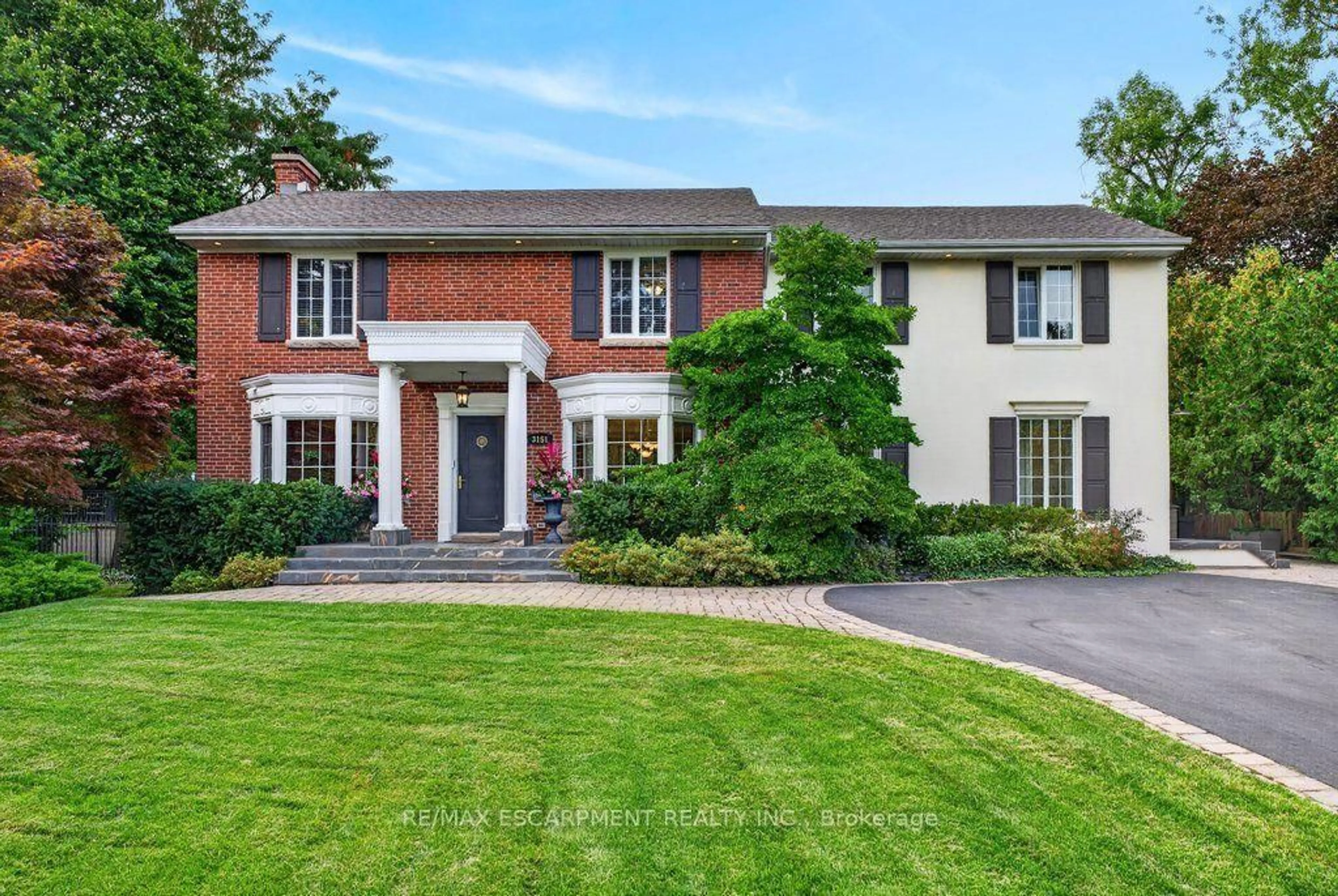 Home with brick exterior material, street for 3151 Lakeshore Rd, Burlington Ontario L7N 1A5