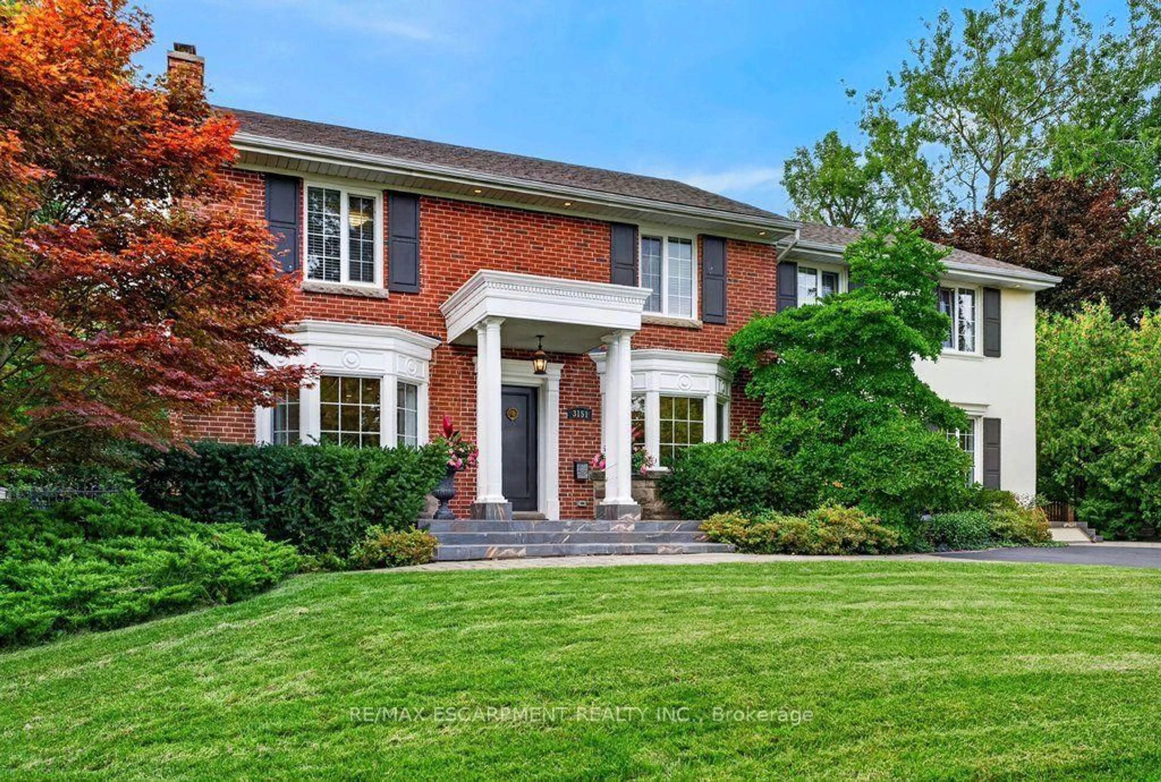 Home with brick exterior material, street for 3151 Lakeshore Rd, Burlington Ontario L7N 1A5