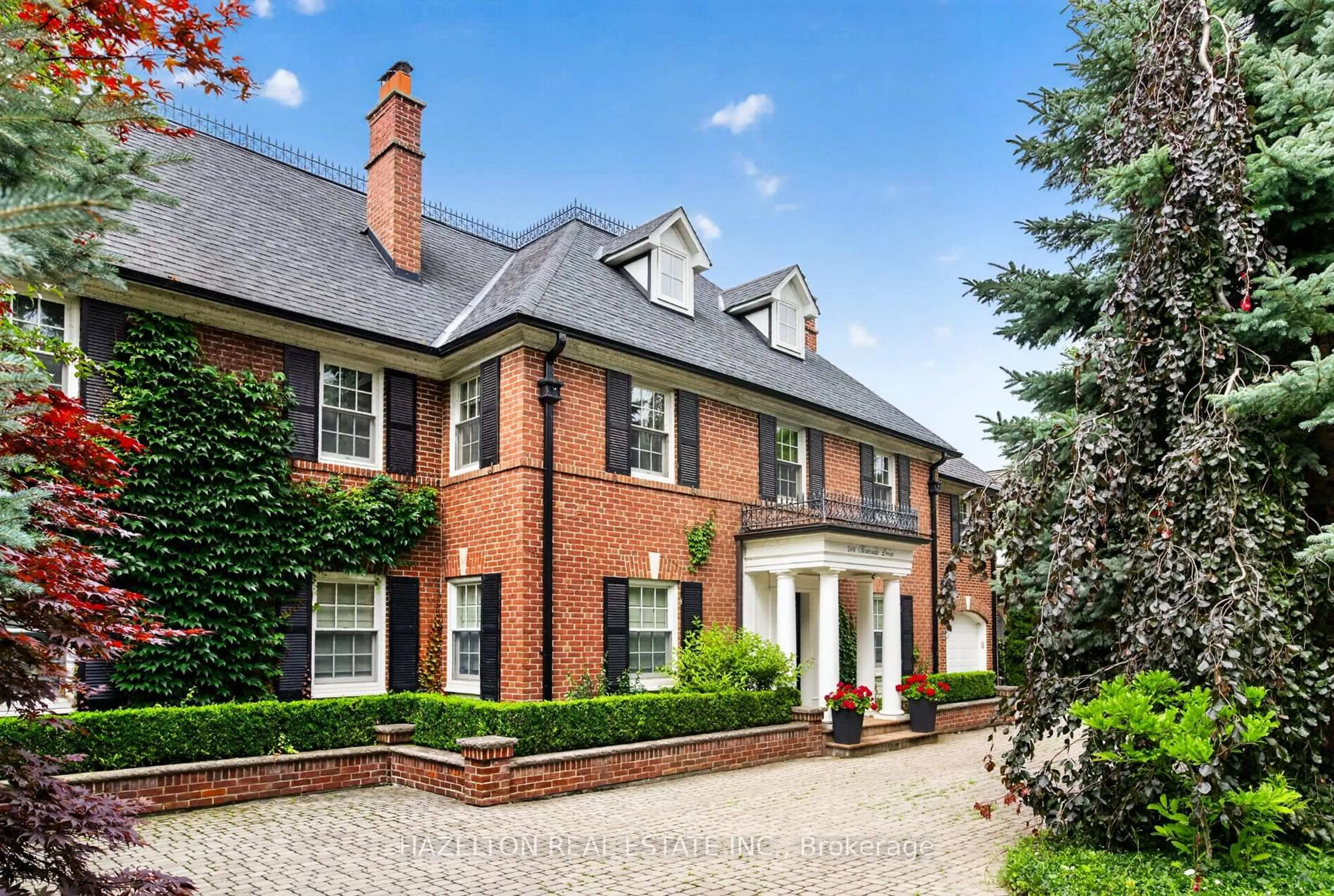 Home with brick exterior material, street for 246 Riverside Dr, Toronto Ontario M6S 4A9