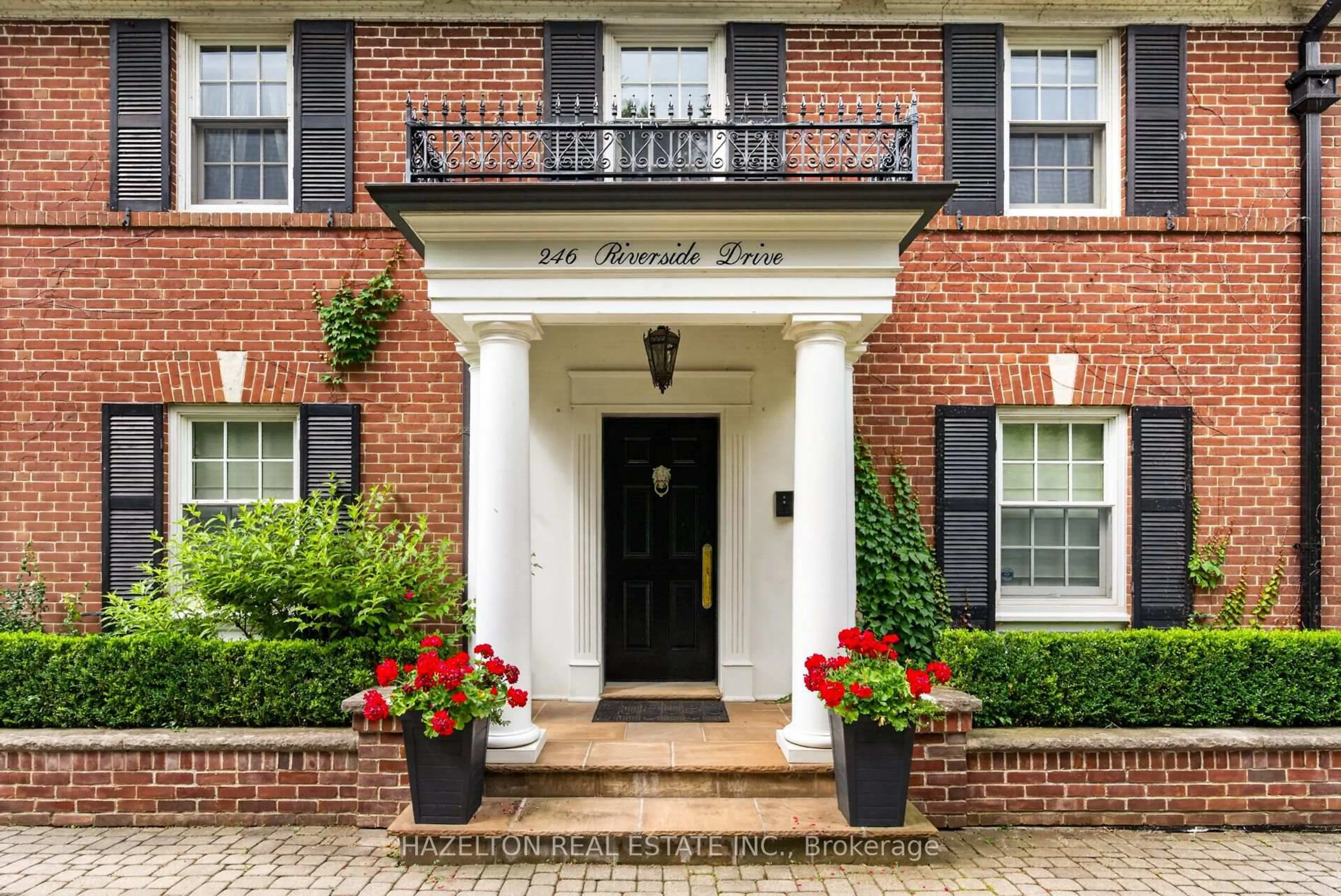 Home with brick exterior material, street for 246 Riverside Dr, Toronto Ontario M6S 4A9