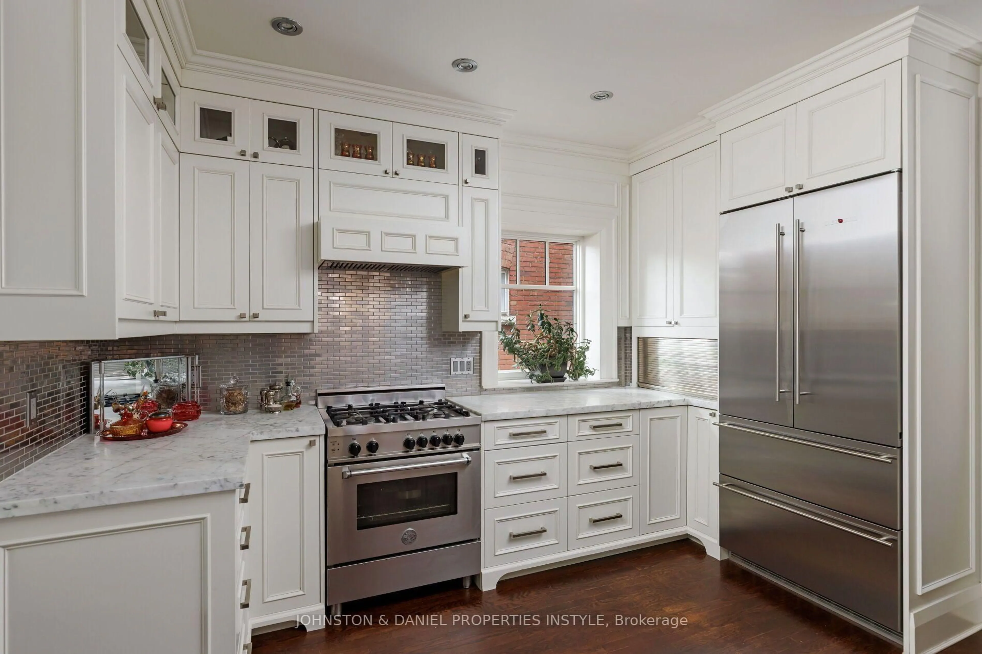 Contemporary kitchen, ceramic/tile floor for 29 Northcliffe Blvd, Toronto Ontario M6H 3G9