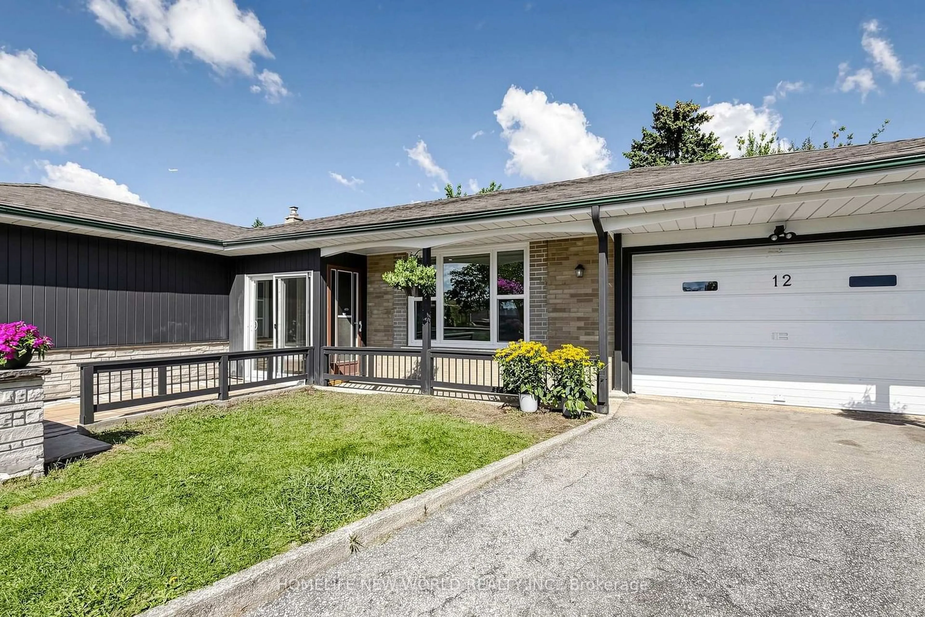 Home with brick exterior material, street for 12 Greyfriar Crt, Toronto Ontario M3N 2A9