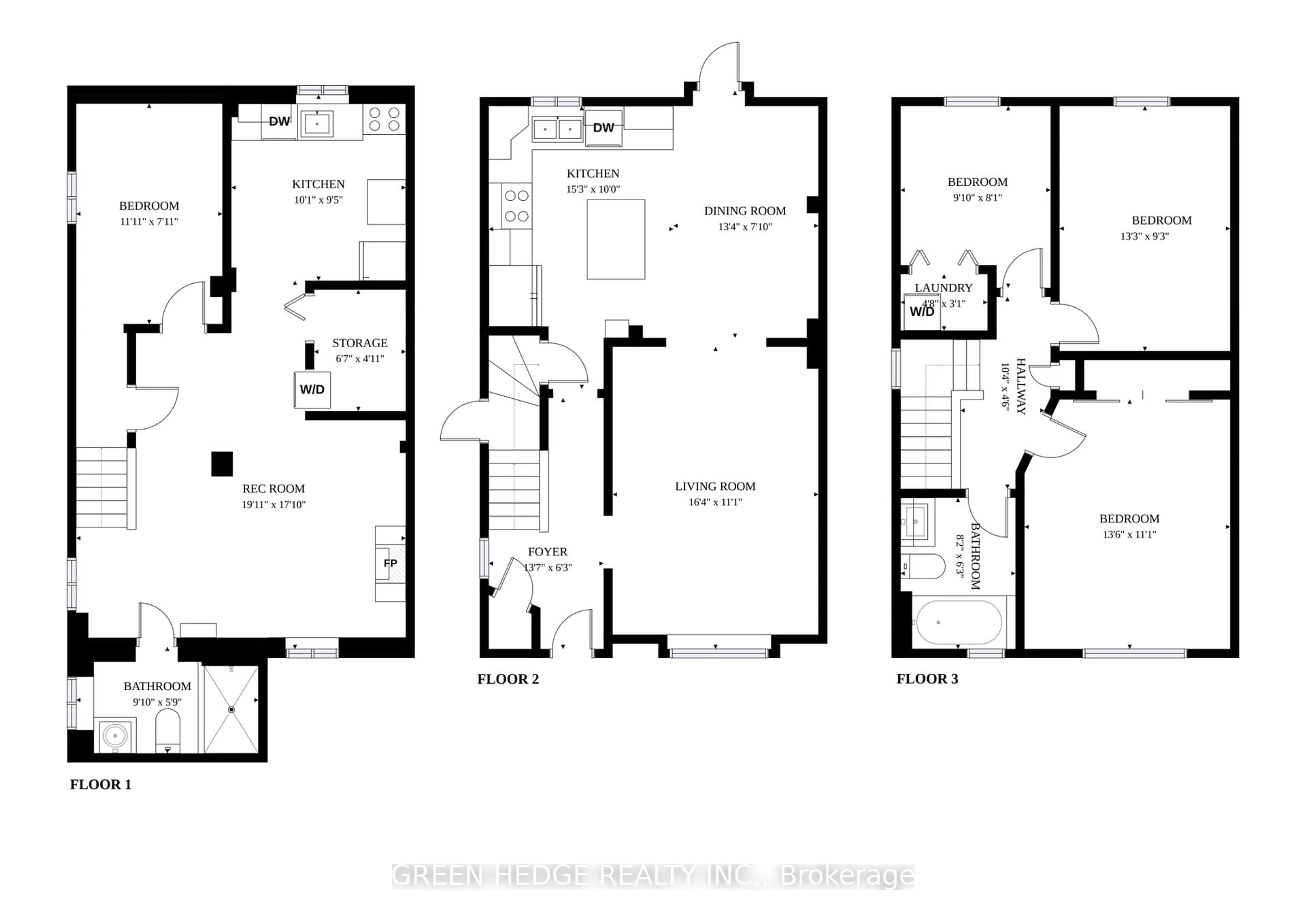 Floor plan for 66 Cliff St, Toronto Ontario M6N 4M1