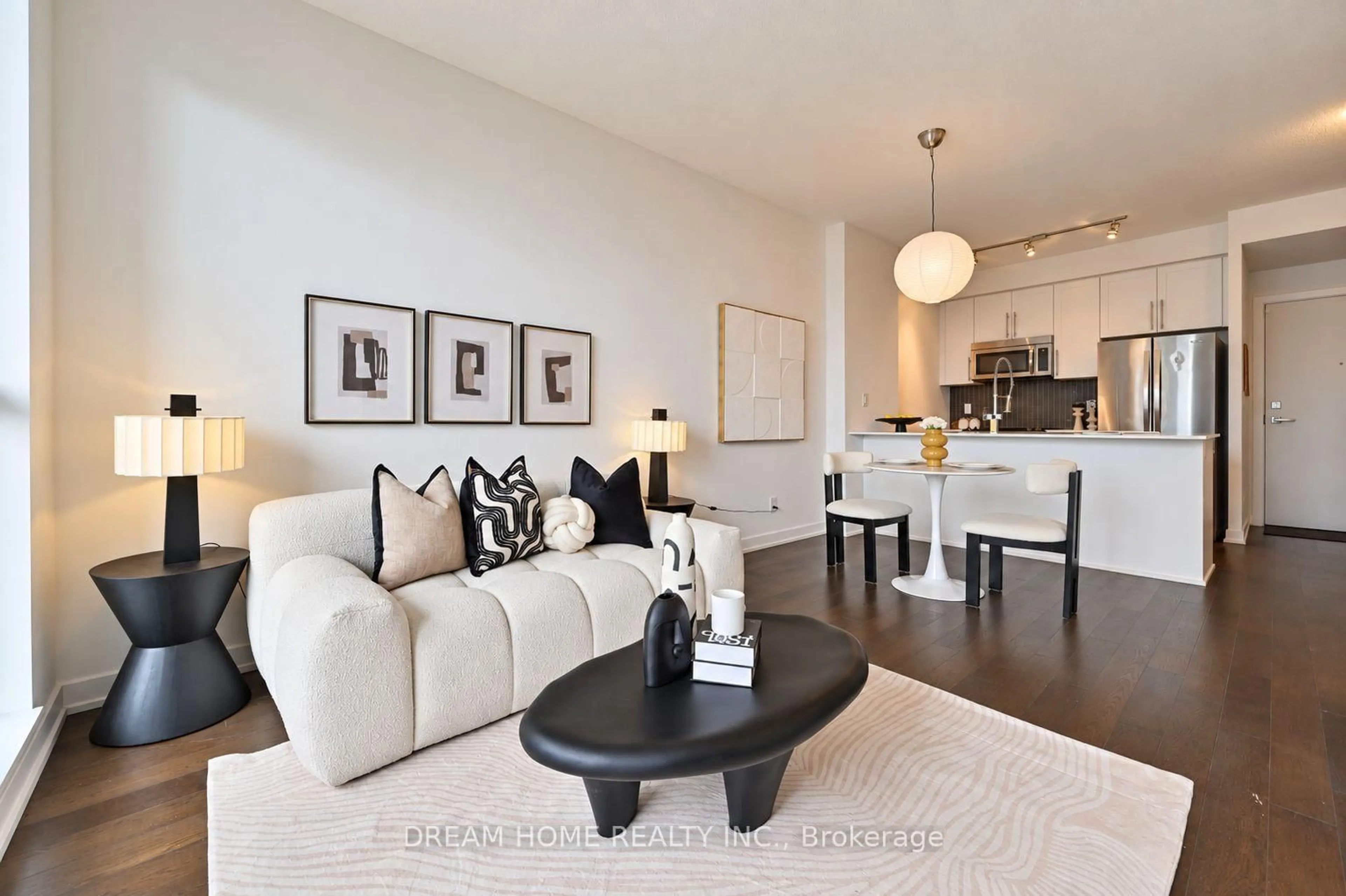 Living room with furniture, unknown for 4011 Brickstone Mews #4003, Mississauga Ontario L5B 0J7