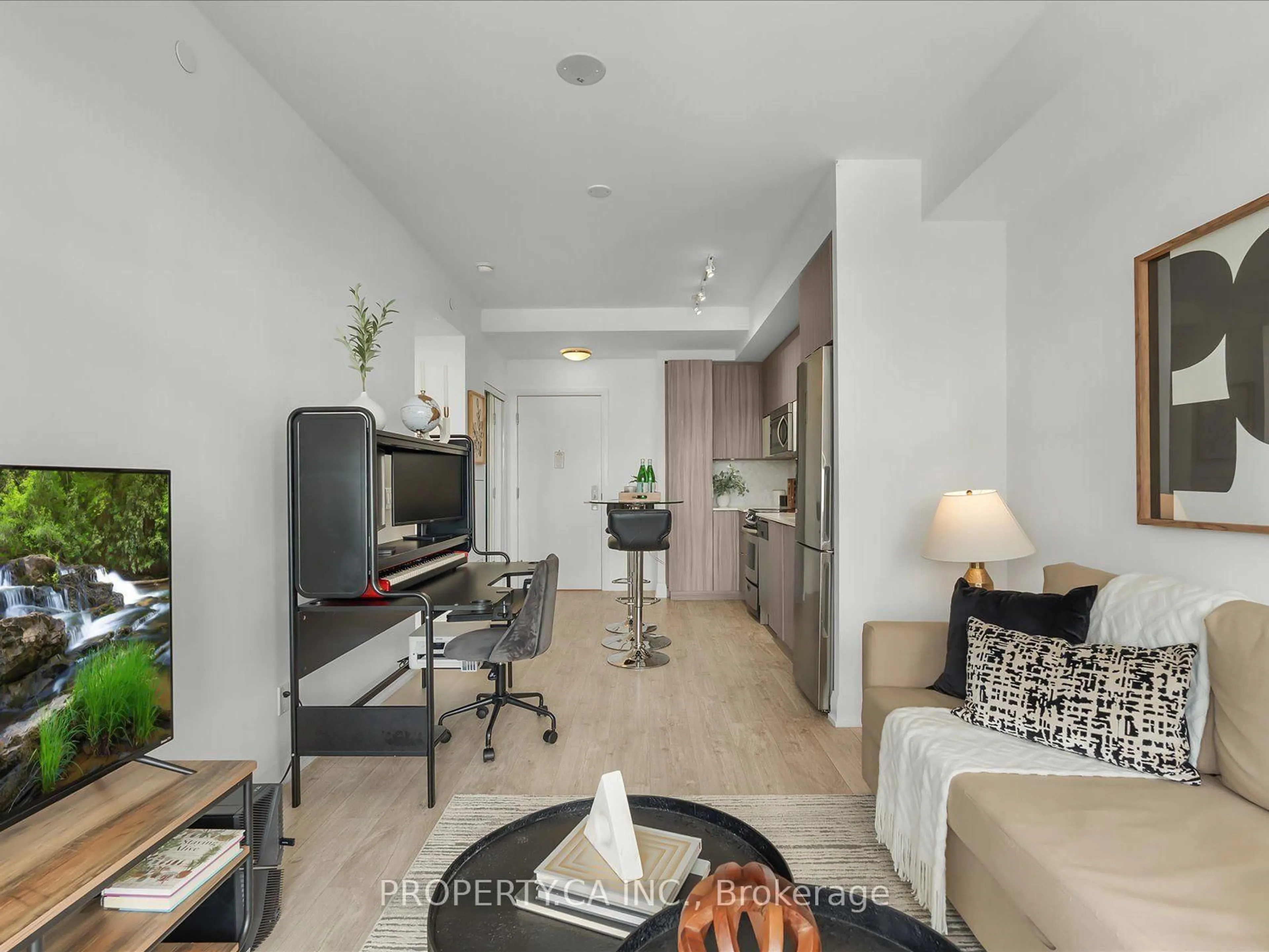 Living room with furniture, unknown for 56 Annie Craig Dr #1906, Toronto Ontario M8V 0C8
