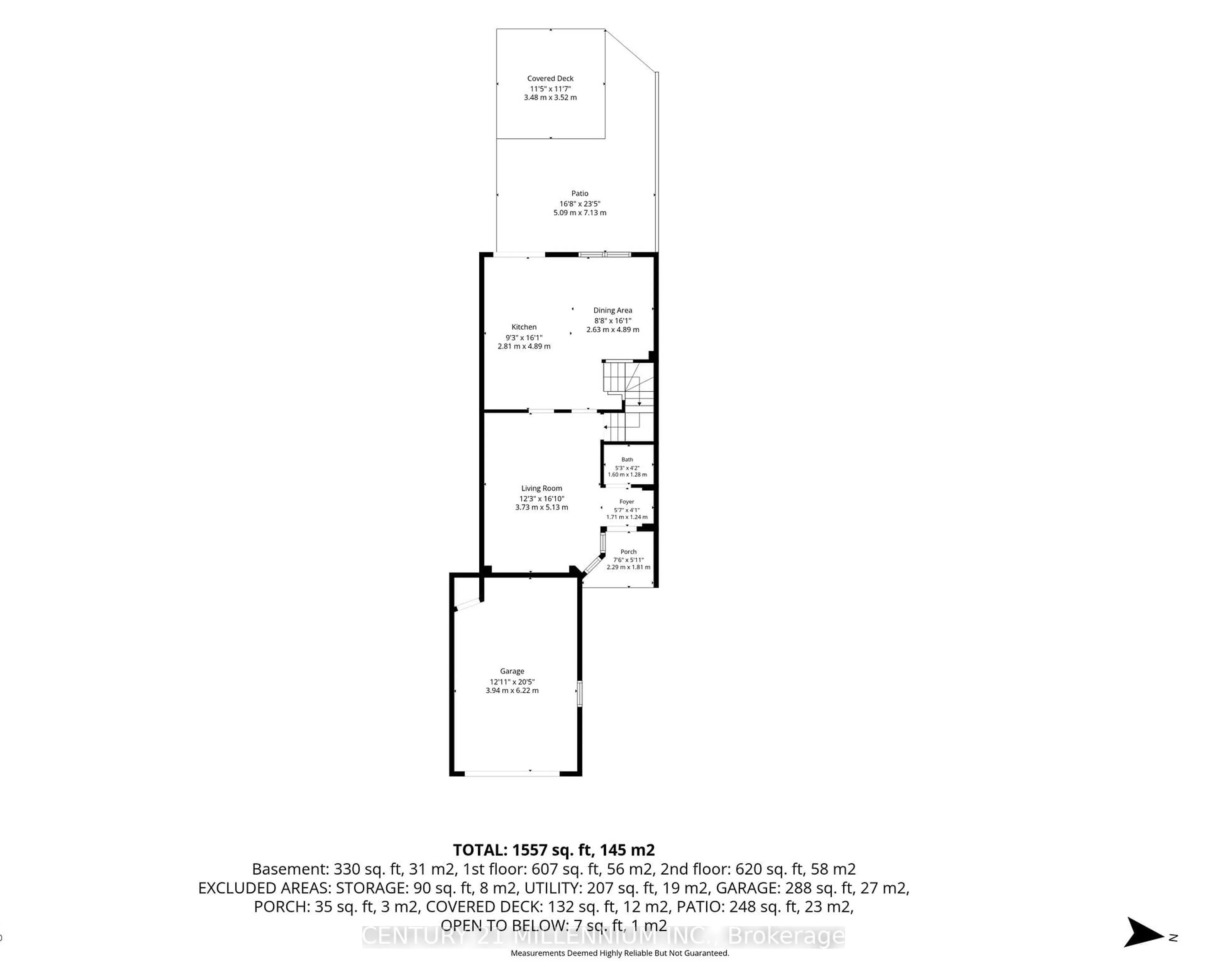 Floor plan for 20 Flemington Dr, Caledon Ontario L7C 1B5