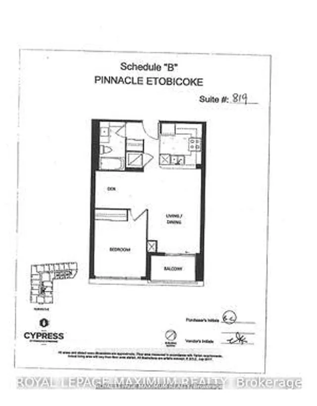 50 Thomas Riley Rd #819, Toronto 4