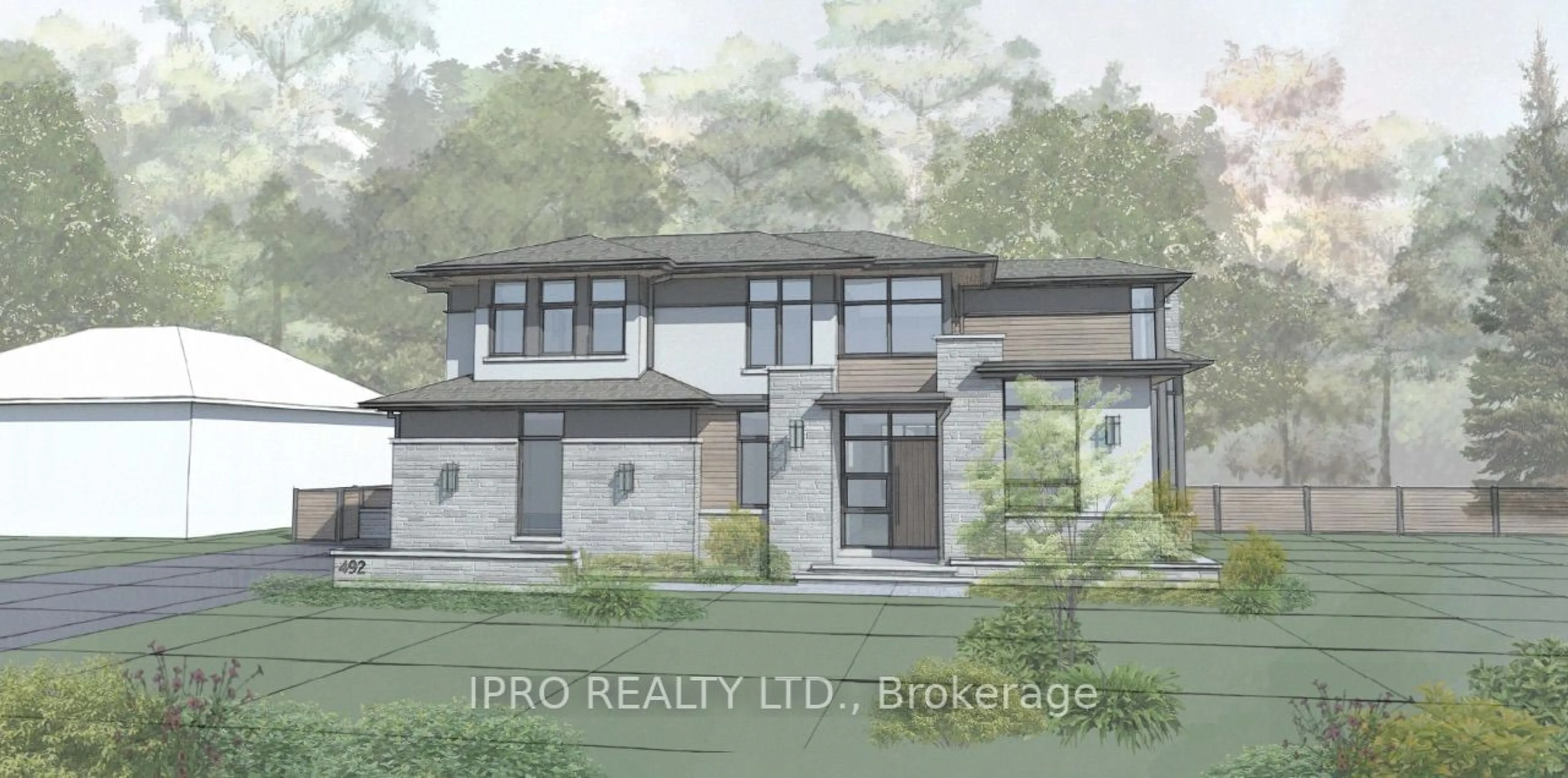 Home with stone exterior material for 492 Maple Grove Dr, Oakville Ontario L6J 4W2
