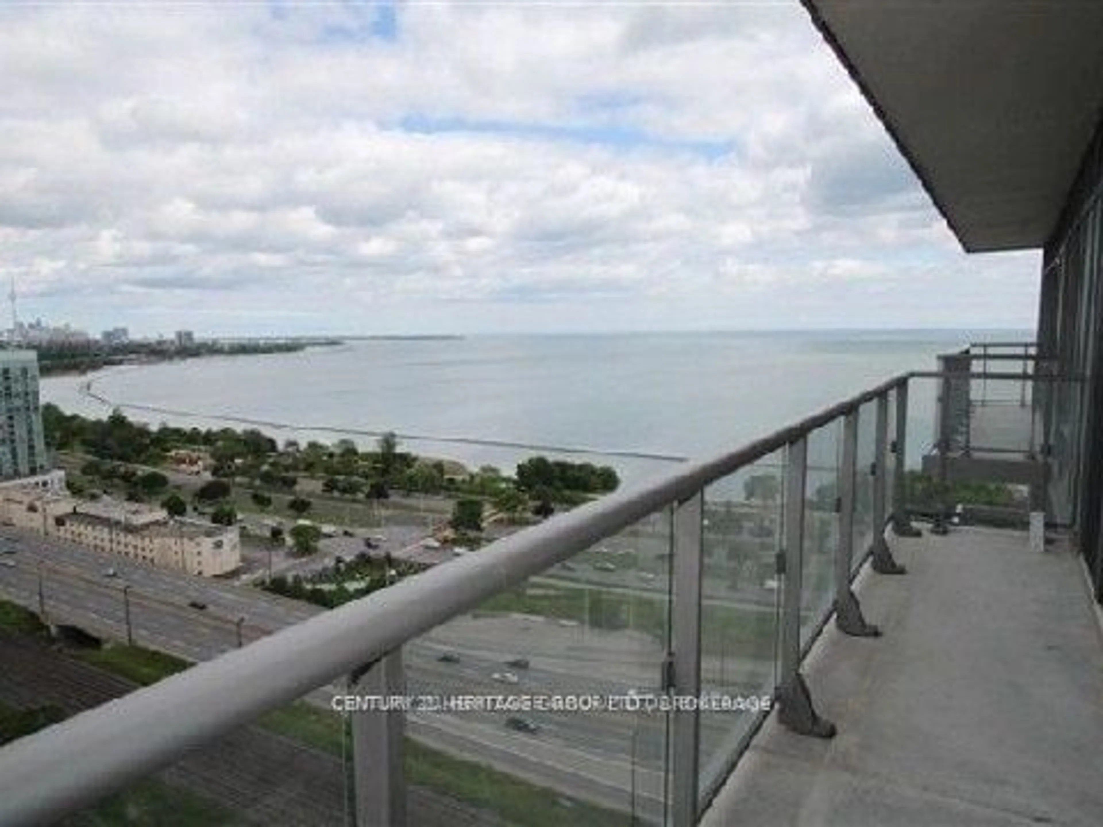 Balcony in the apartment for 105 The Queensway Ave #2201, Toronto Ontario M6S 5B5