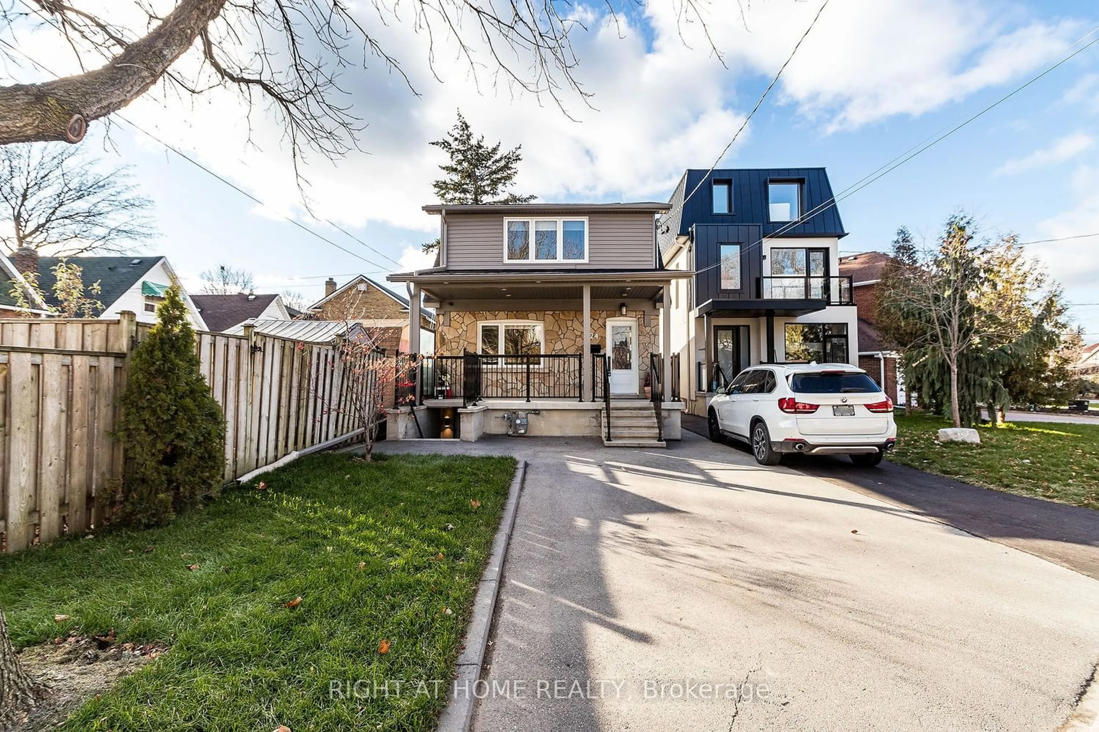 Frontside or backside of a home for 24 Syndicate Ave, Toronto Ontario M6N 4M5