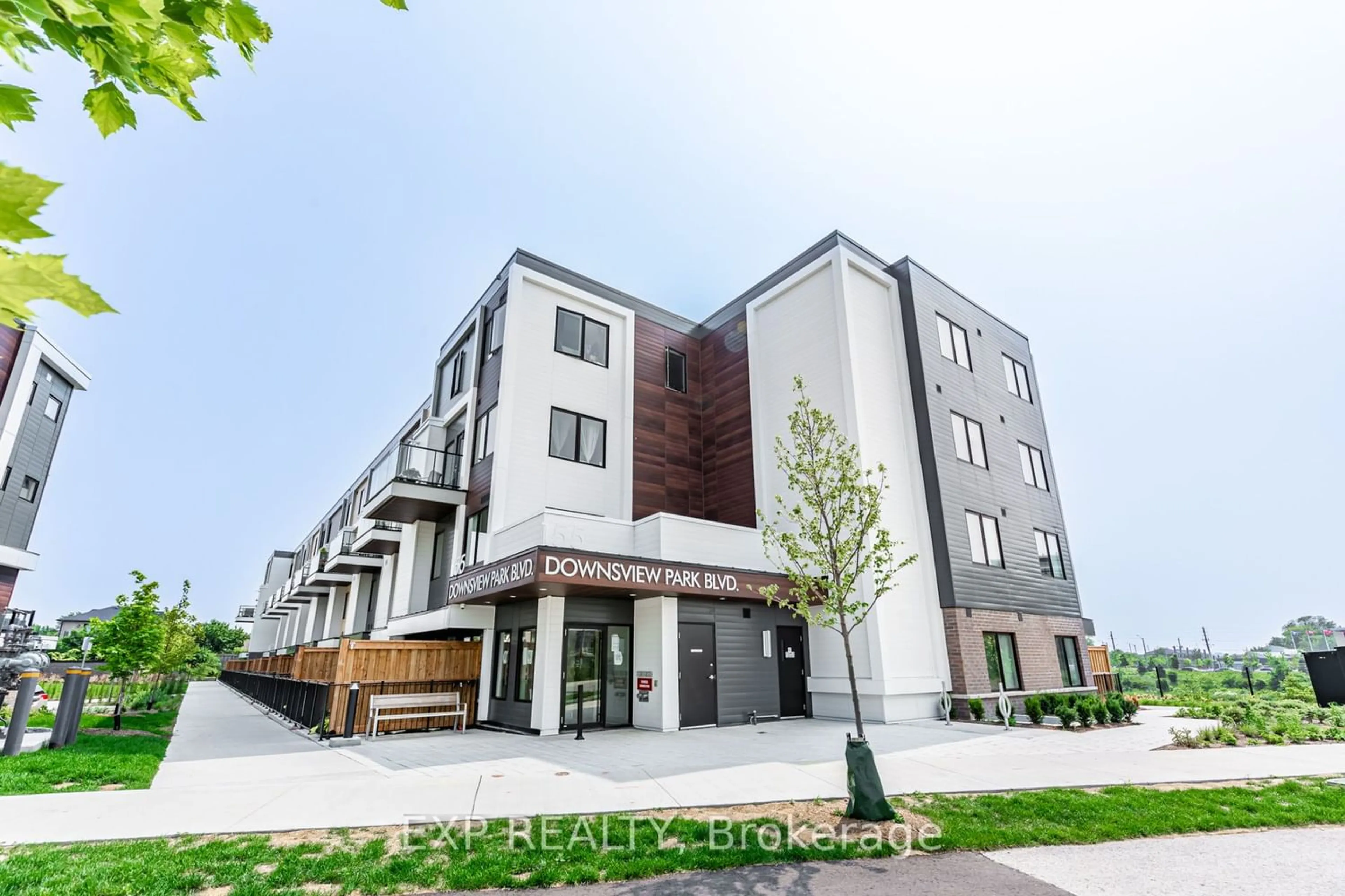 A pic from exterior of the house or condo for 155 Downsview Park Blvd #215, Toronto Ontario M3K 0E3