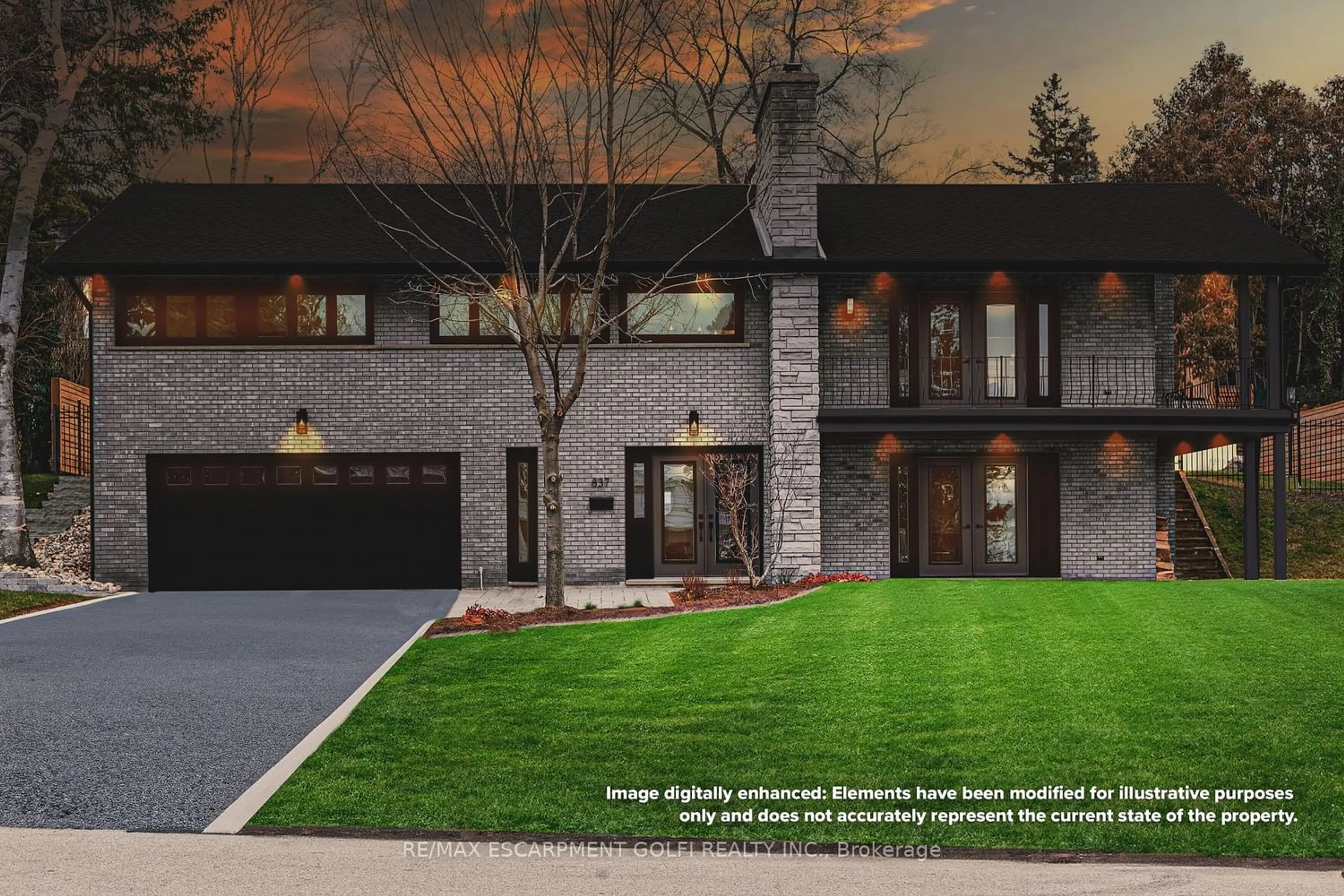 Home with brick exterior material for 837 Danforth Pl, Burlington Ontario L7T 1S1