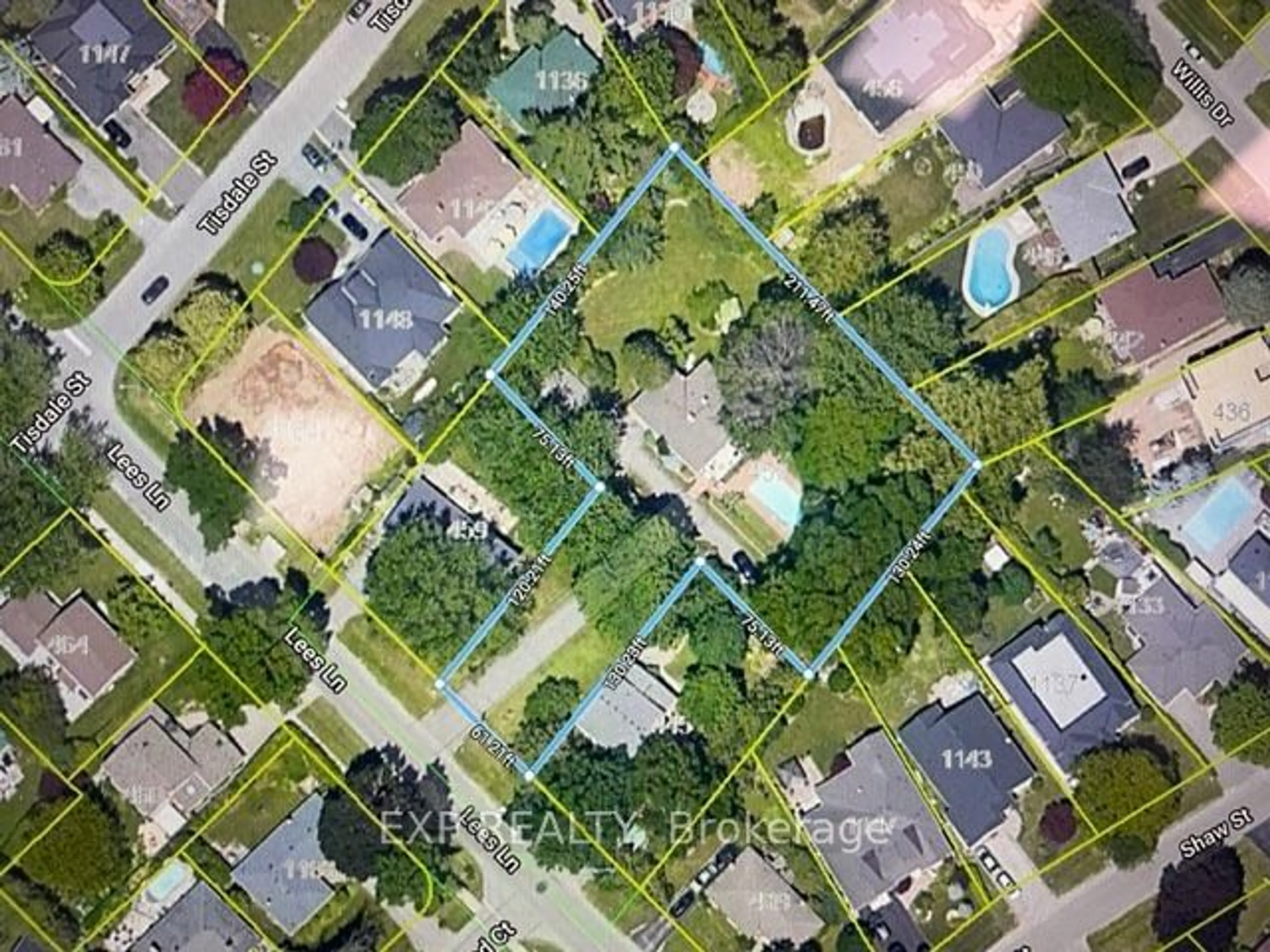 Picture of a map for 457 Lees Lane, Oakville Ontario L6L 4S9