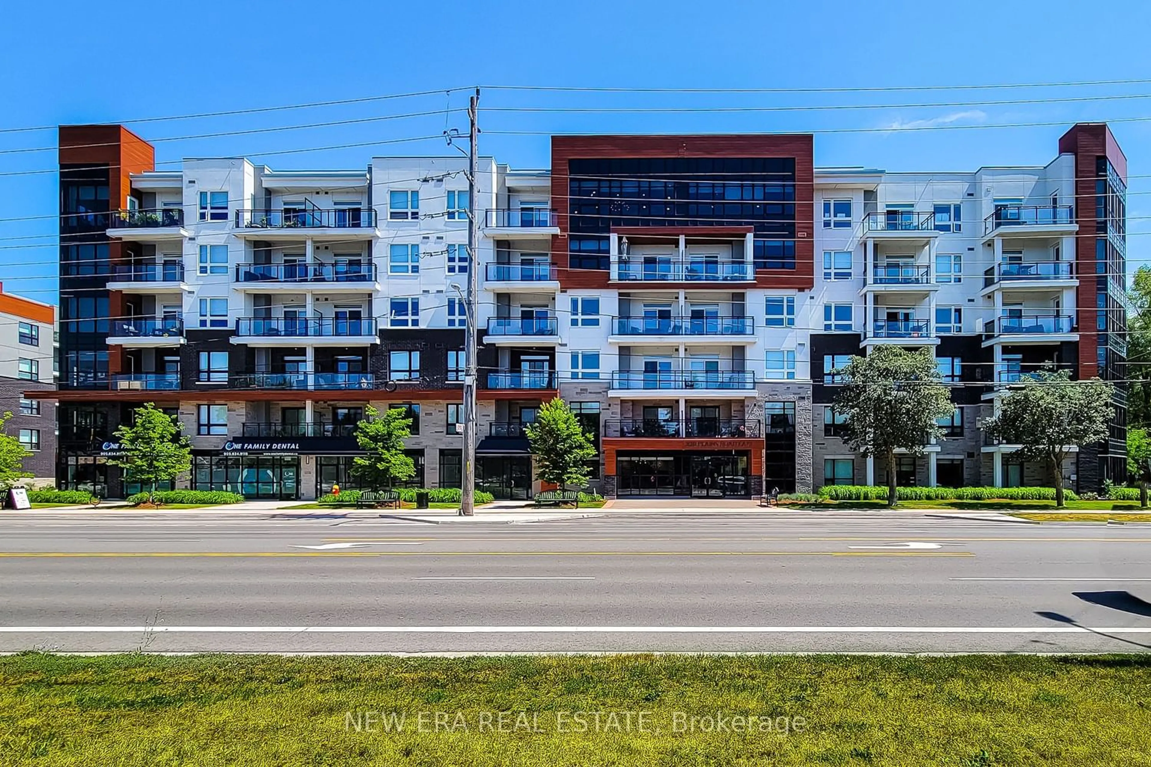 A pic from exterior of the house or condo for 320 Plains Rd #212, Burlington Ontario L7T 3C8