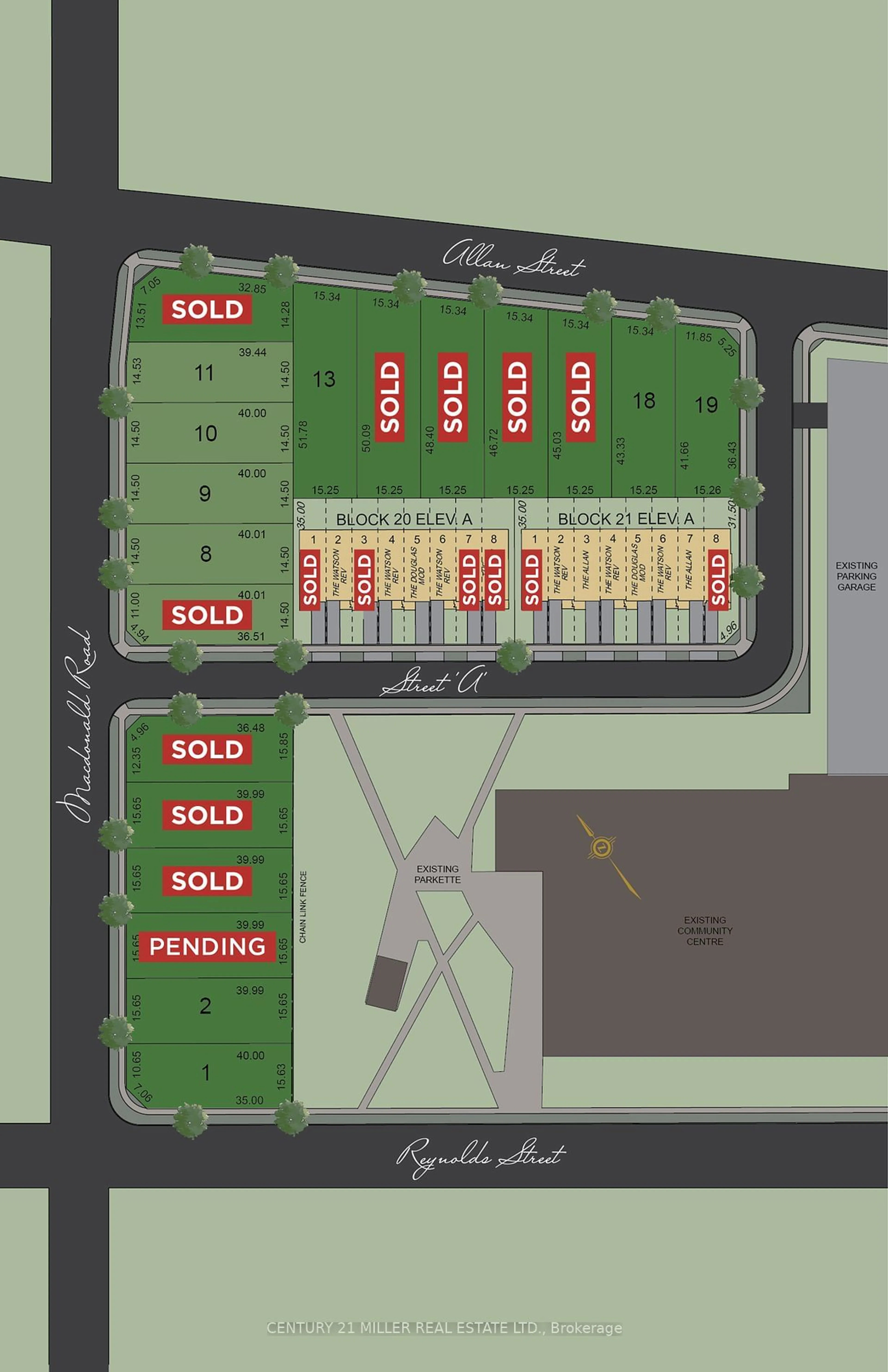 Floor plan for Unit 2 Block 21, Oakville Ontario L6J 2B7