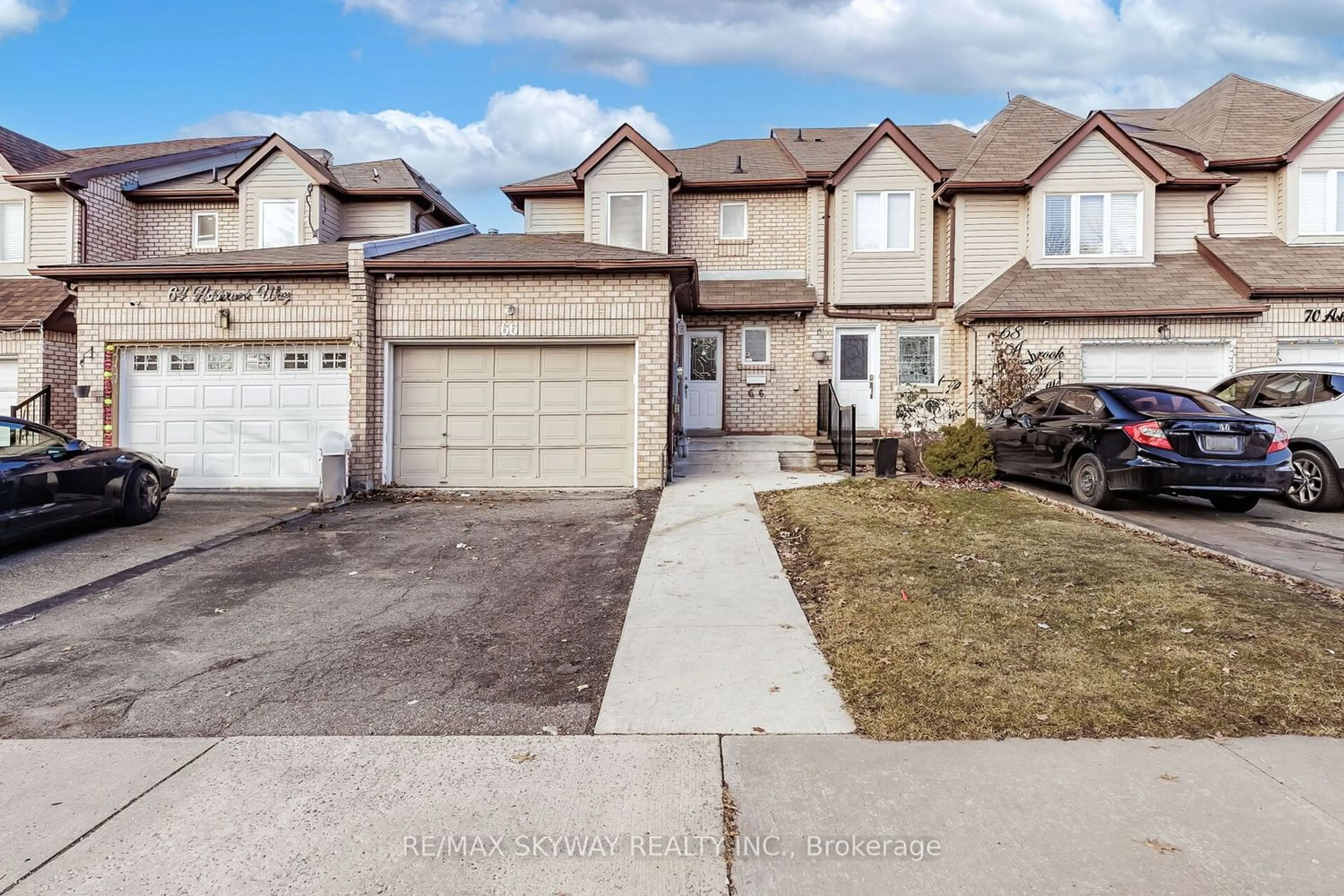 A pic from exterior of the house or condo for 66 Ashbrook Way, Brampton Ontario L6Y 4R3