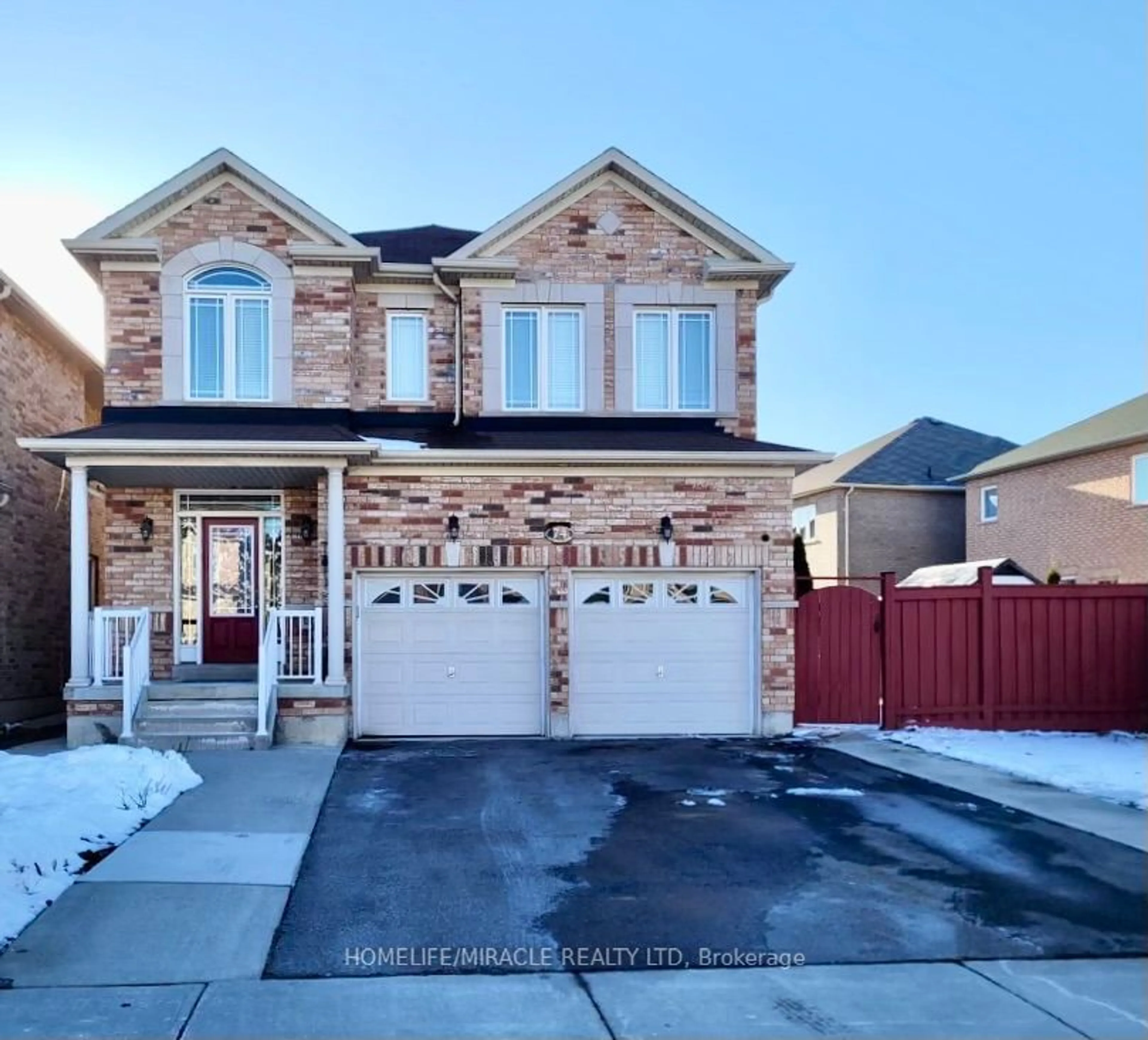 Home with brick exterior material for 74 Skyvalley Dr, Brampton Ontario L6P 3B7