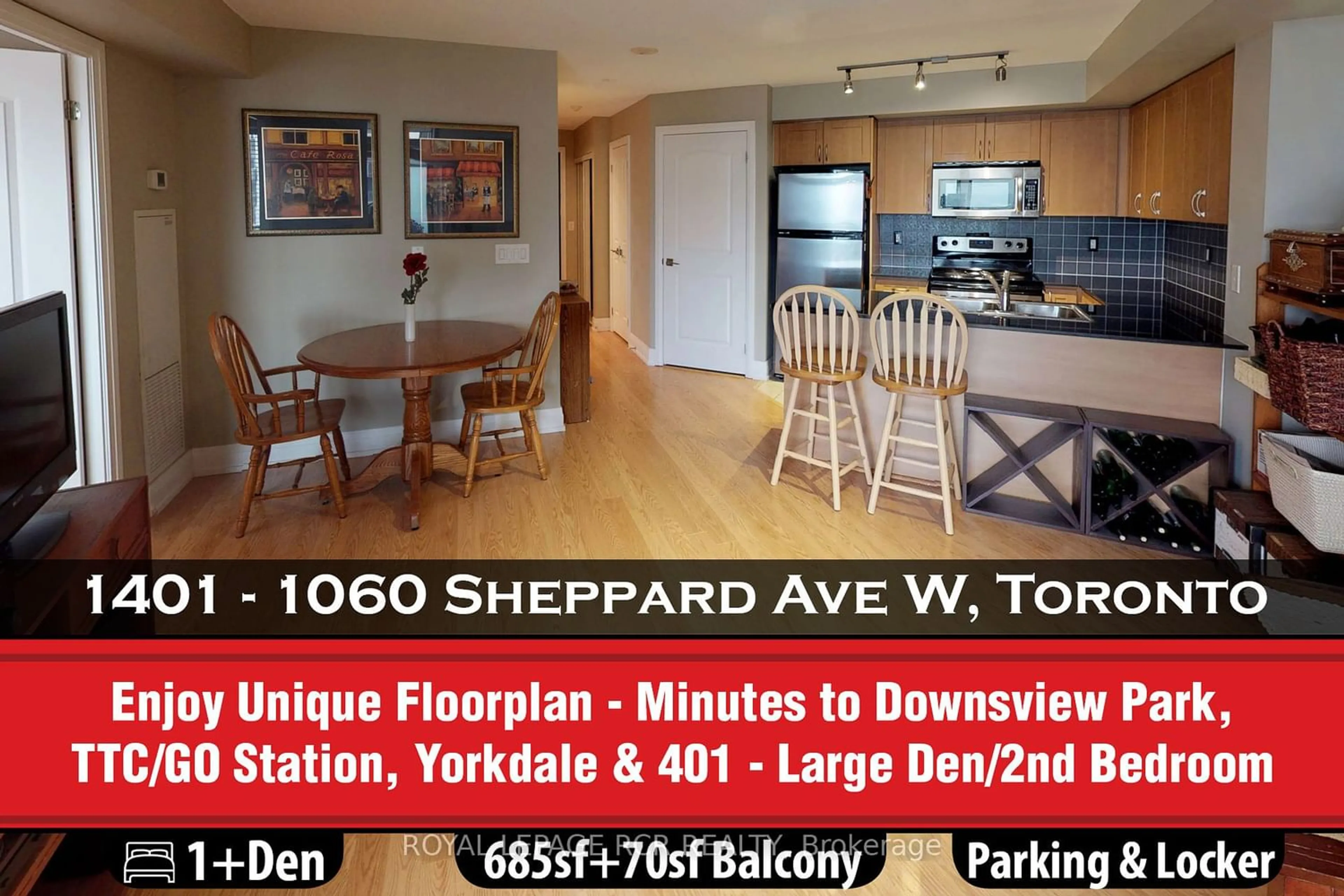 A pic from exterior of the house or condo for 1060 Sheppard Ave #1401, Toronto Ontario M3J 0G7