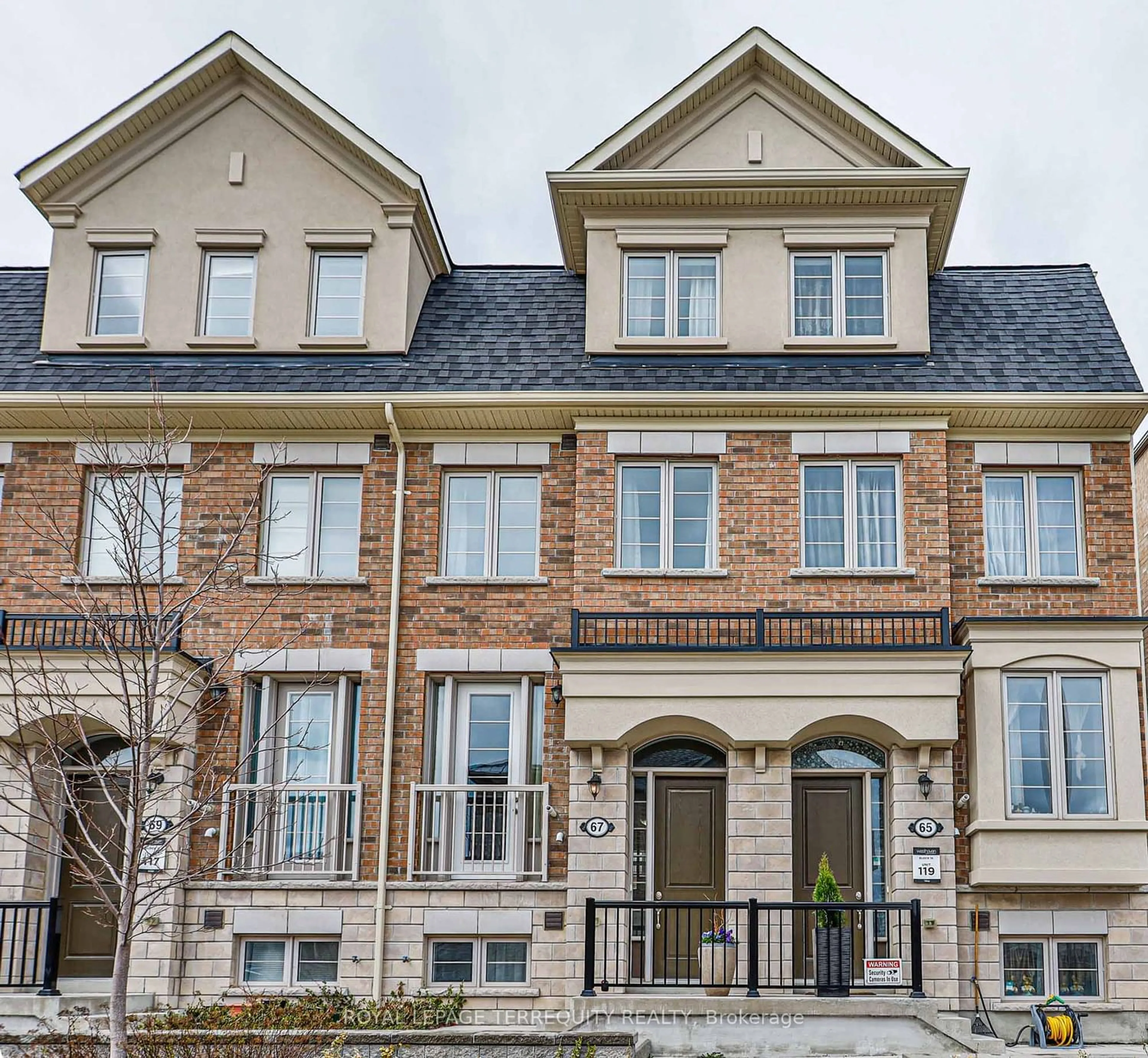 Home with brick exterior material for 67 Edward Horton Cres, Toronto Ontario M8Z 0E7