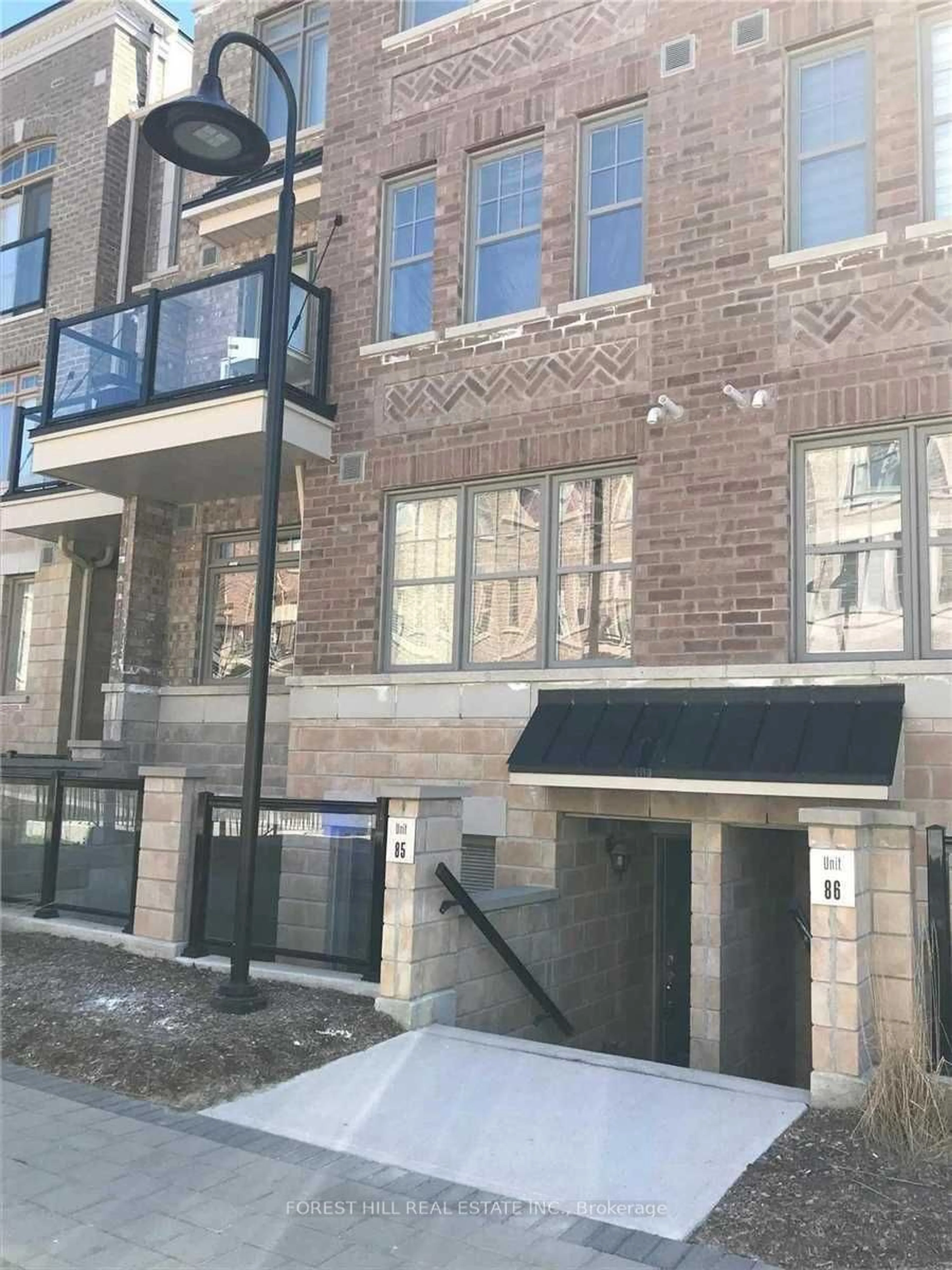 A pic from exterior of the house or condo for 100 Parrotta Dr #85, Toronto Ontario M9M 0B5