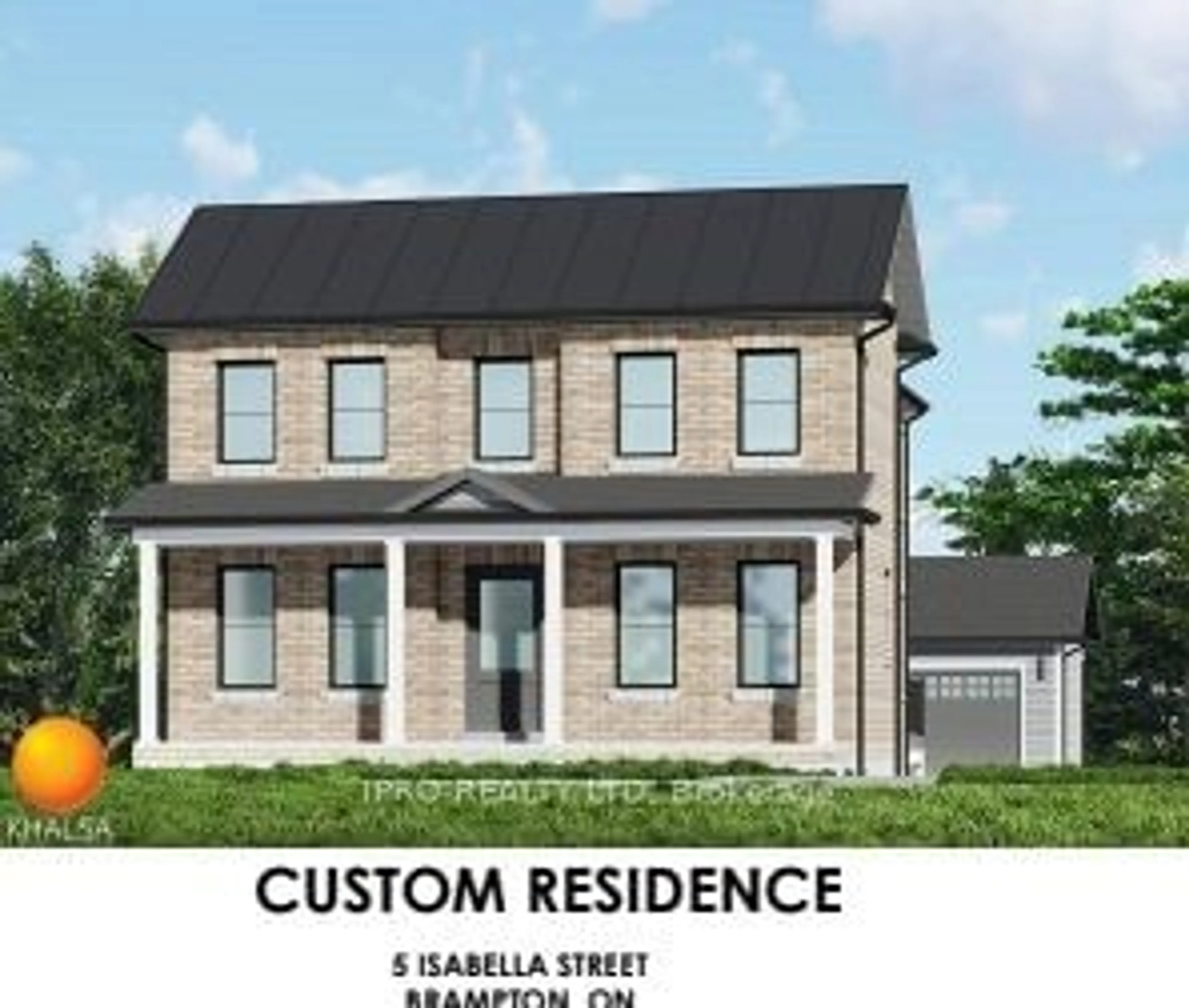 Home with brick exterior material for 5 Isabella St, Brampton Ontario L6X 1P4