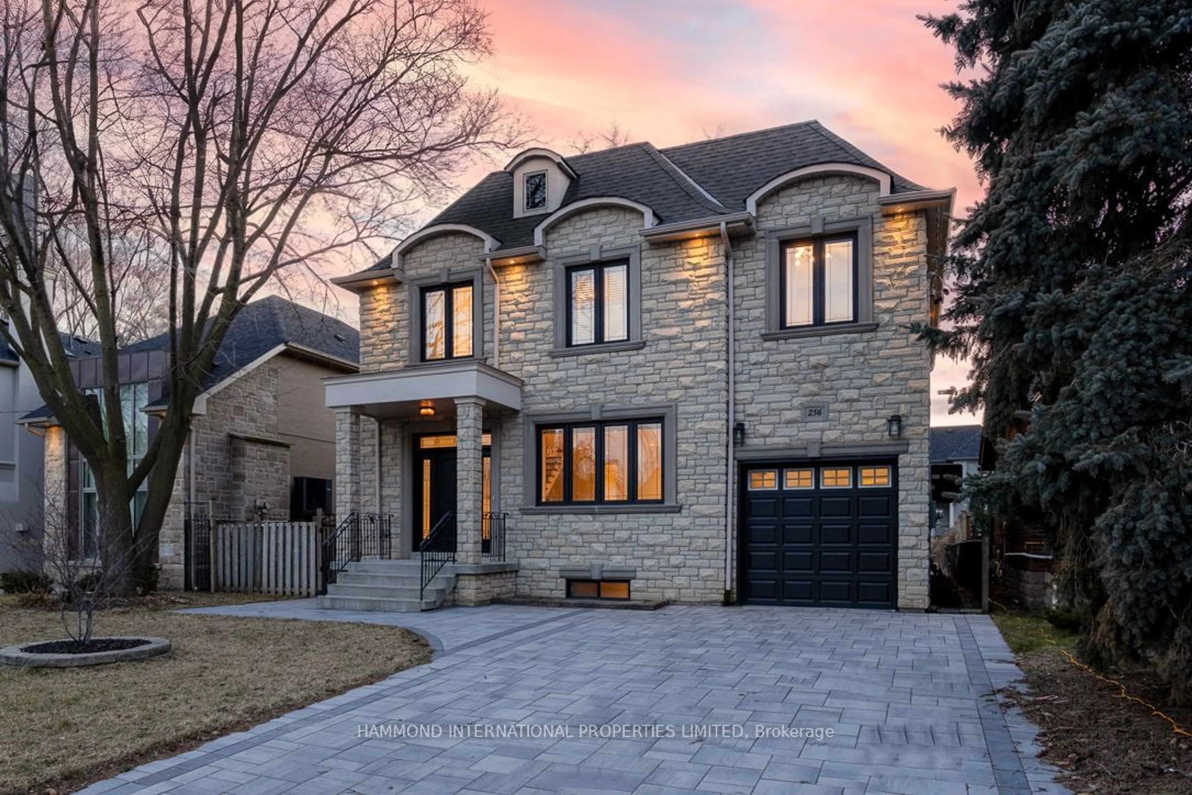 Home with brick exterior material for 256 Grenview Blvd, Toronto Ontario M8Y 3V3