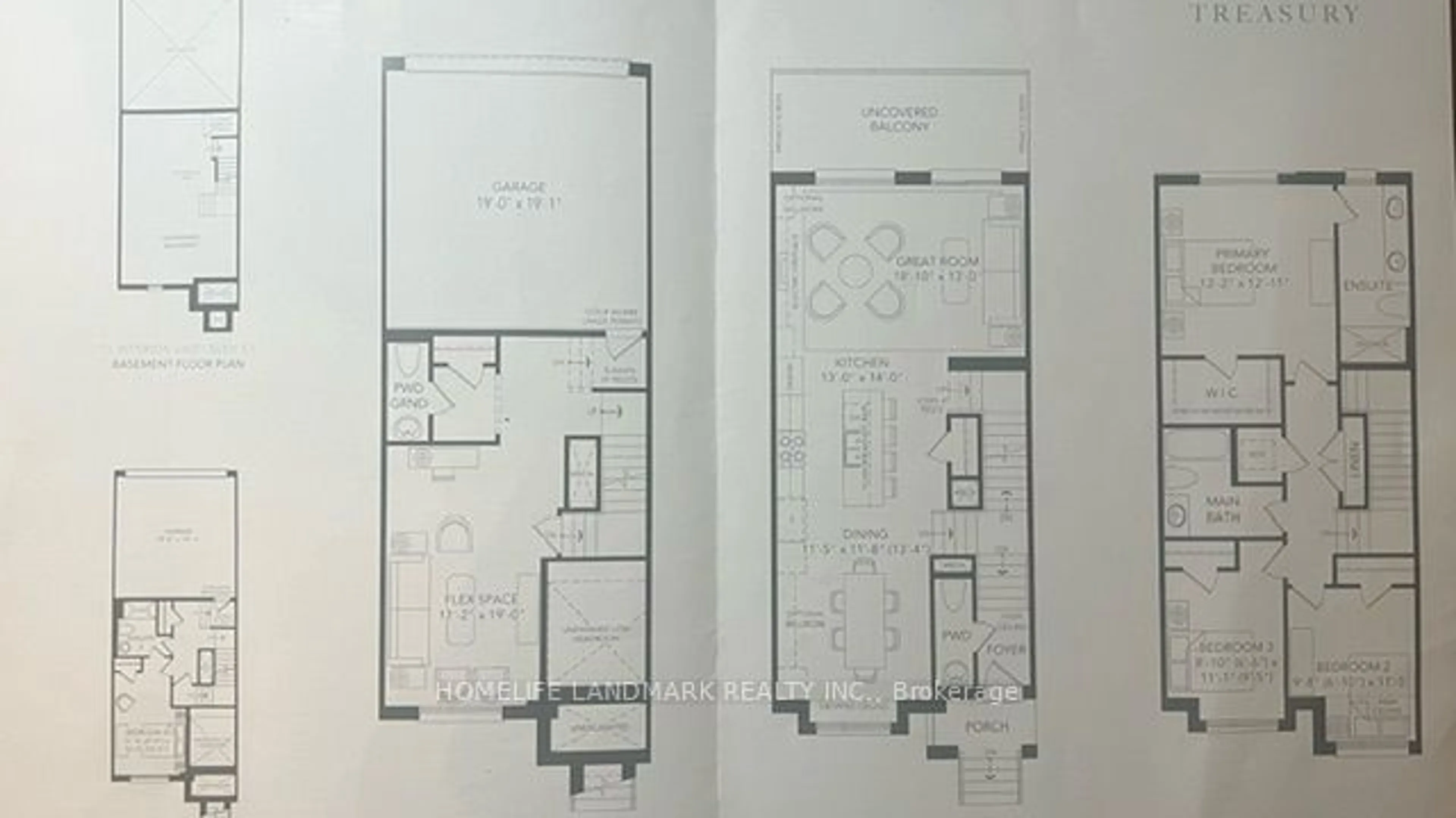 Floor plan for 1357 Kobzar Dr, Oakville Ontario L6M 5P3