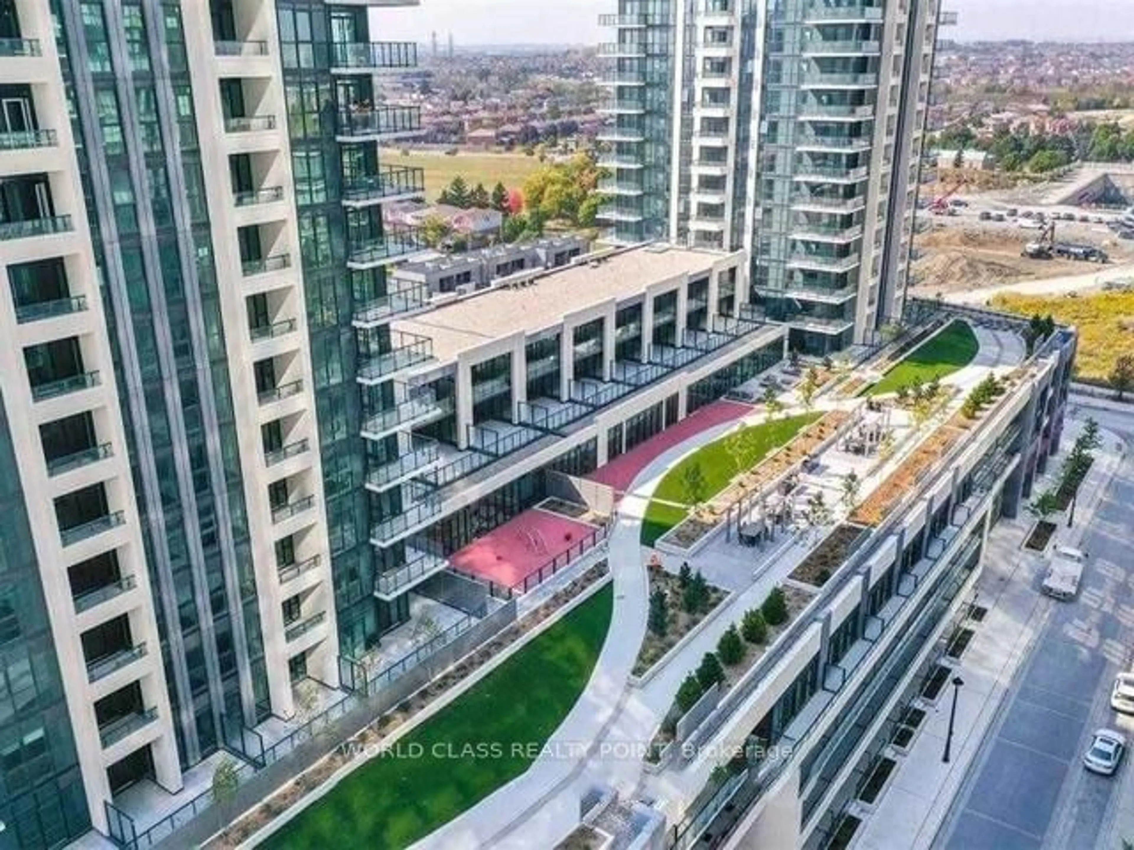 A pic from exterior of the house or condo for 4055 Parkside Village Dr #417, Mississauga Ontario L5B 0K8