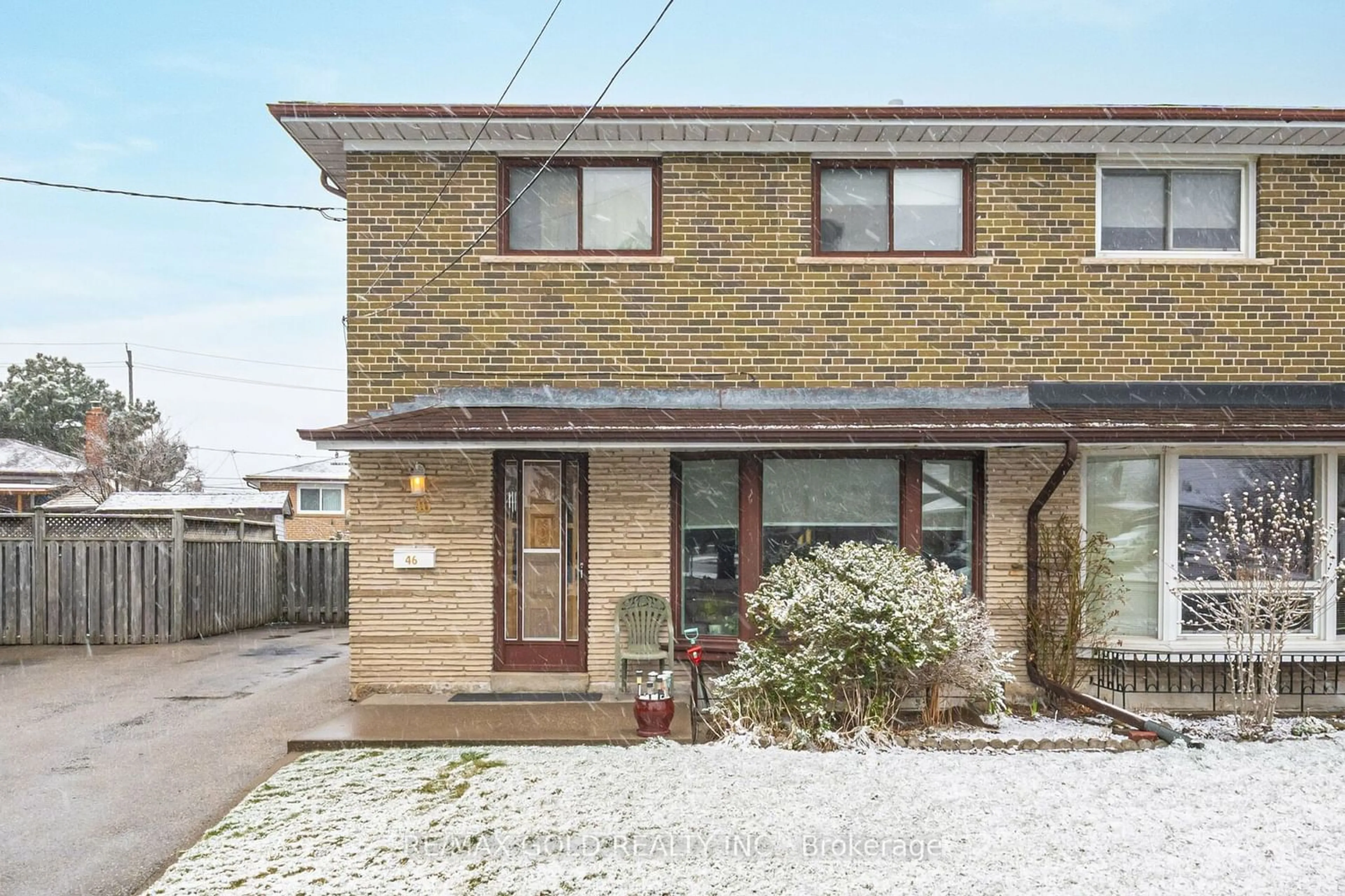 Home with brick exterior material for 46 Goldsboro Rd, Toronto Ontario M9L 1A7