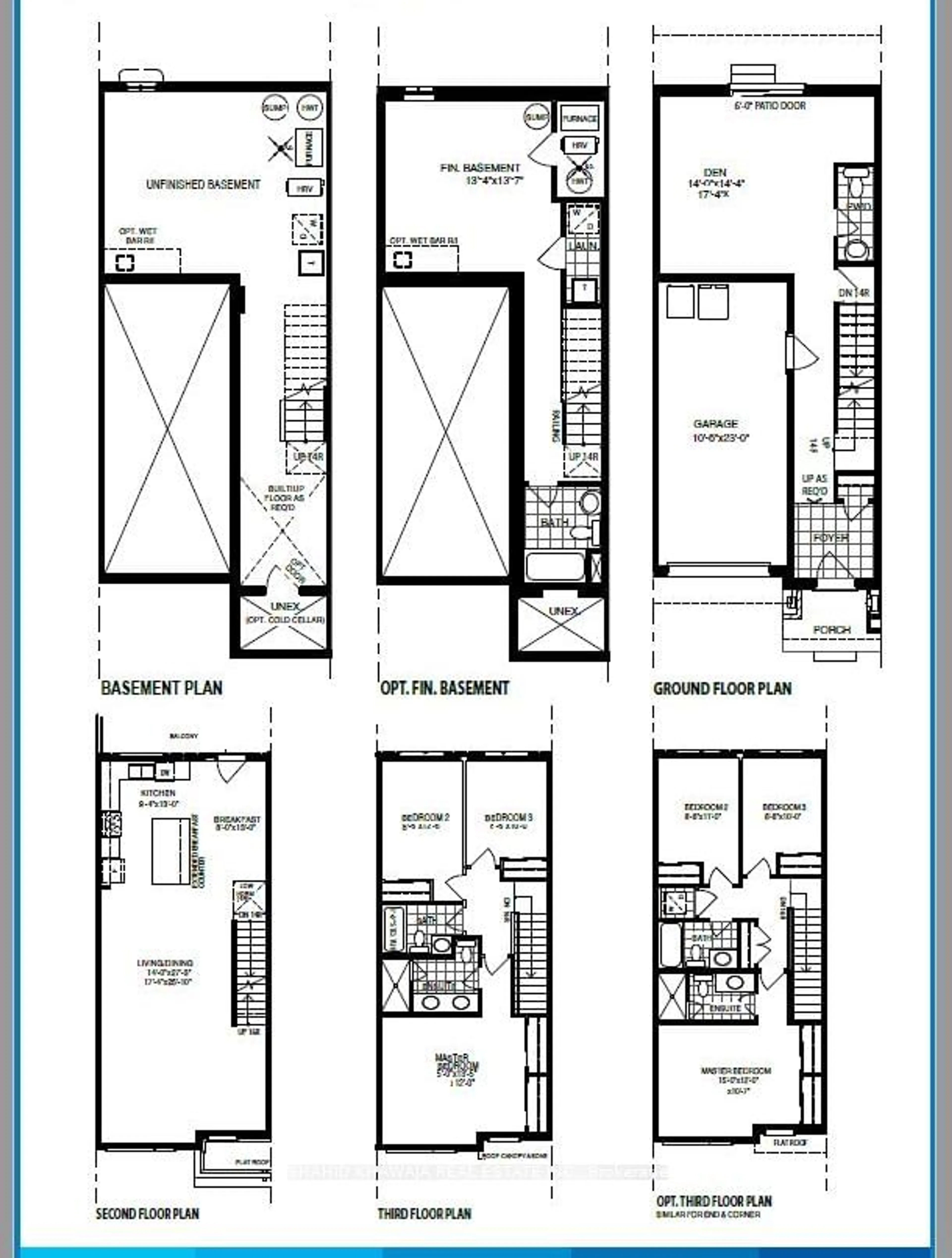 Floor plan for 222 Ted Wray Circ, Toronto Ontario M3M 0A6