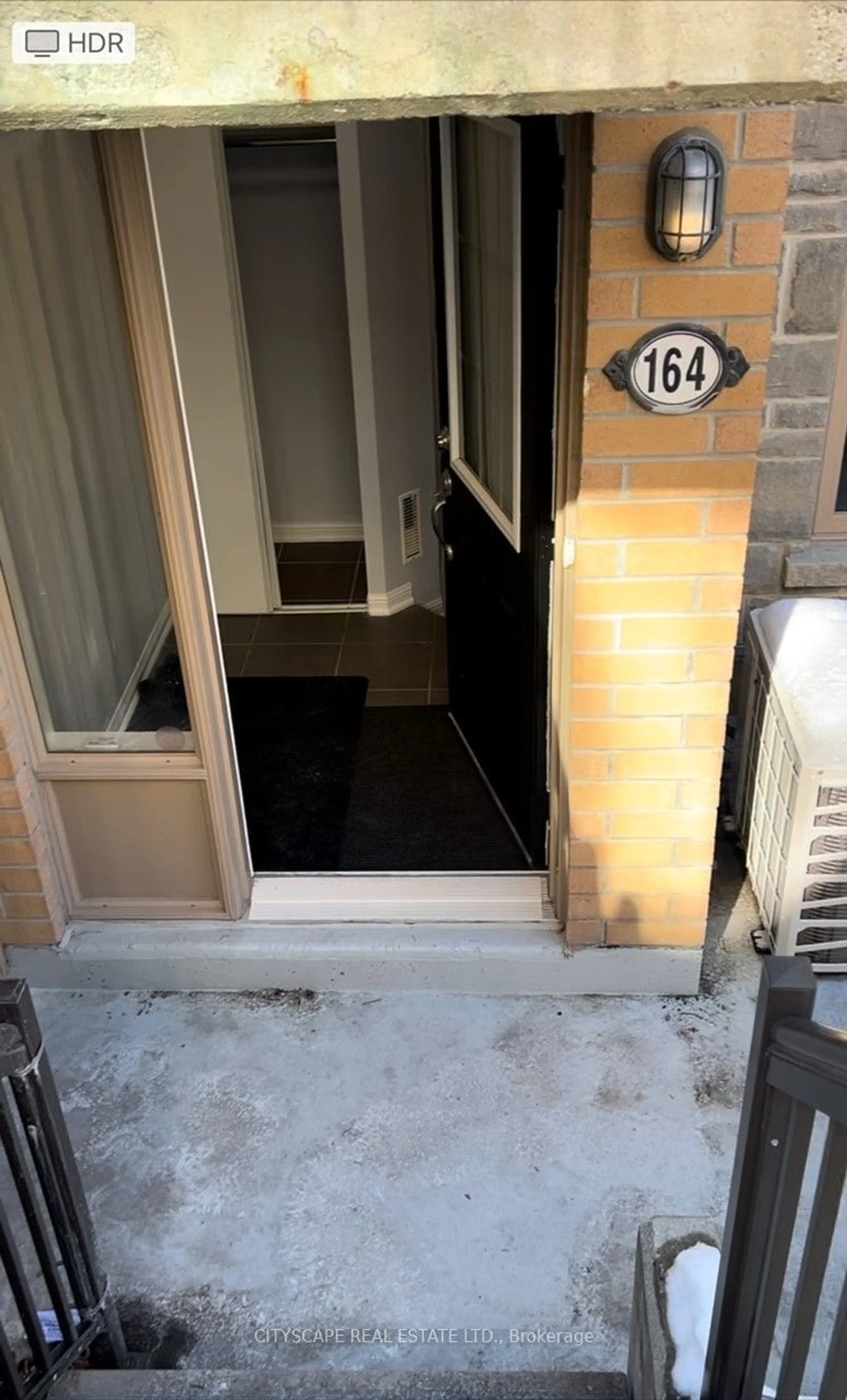 Entrance door to the home or apartment or basement for 8 Foundry Ave #164, Toronto Ontario M6H 0A5