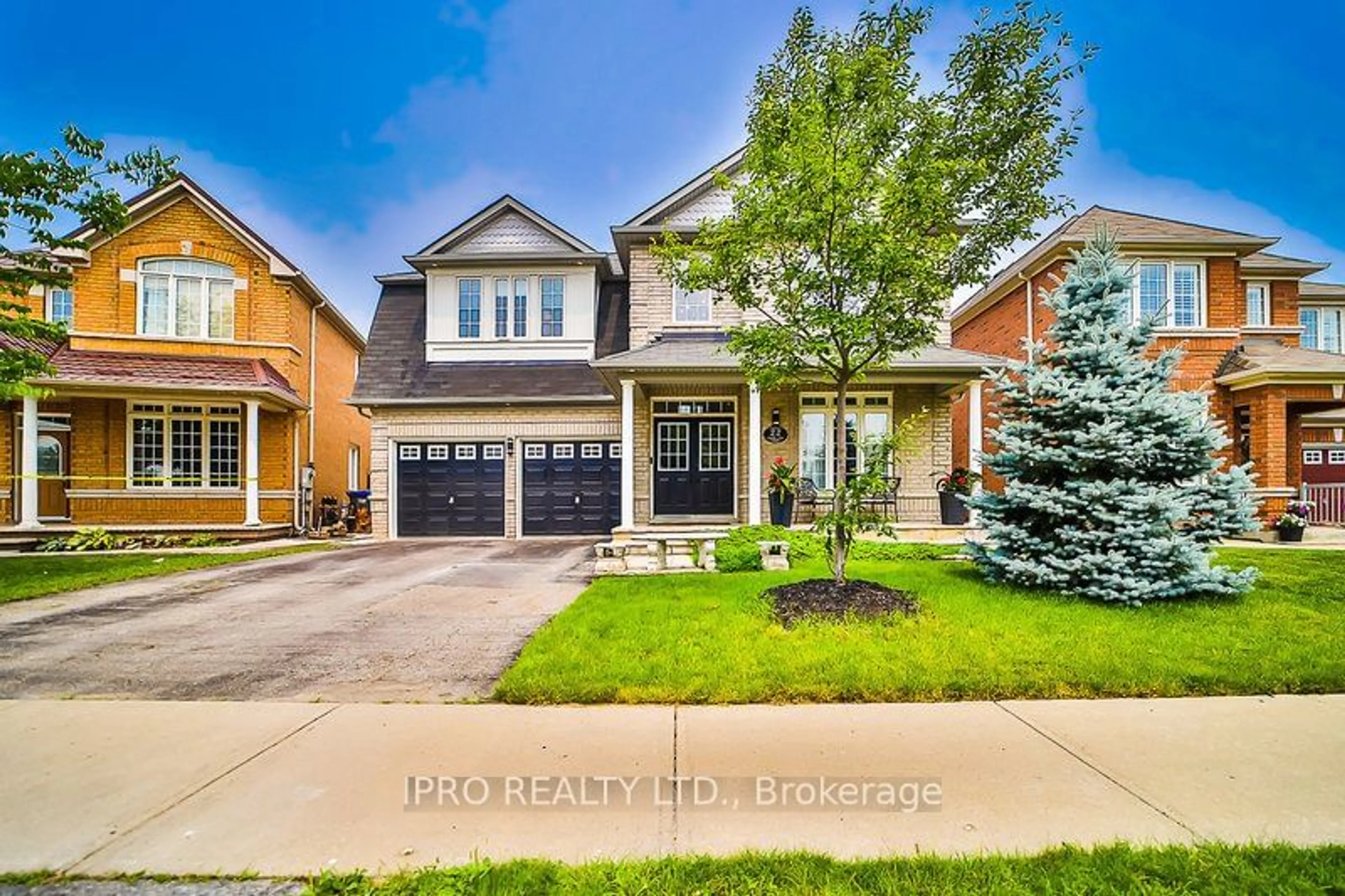 Home with brick exterior material for 22 Lucky Lane, Brampton Ontario L6R 3M3