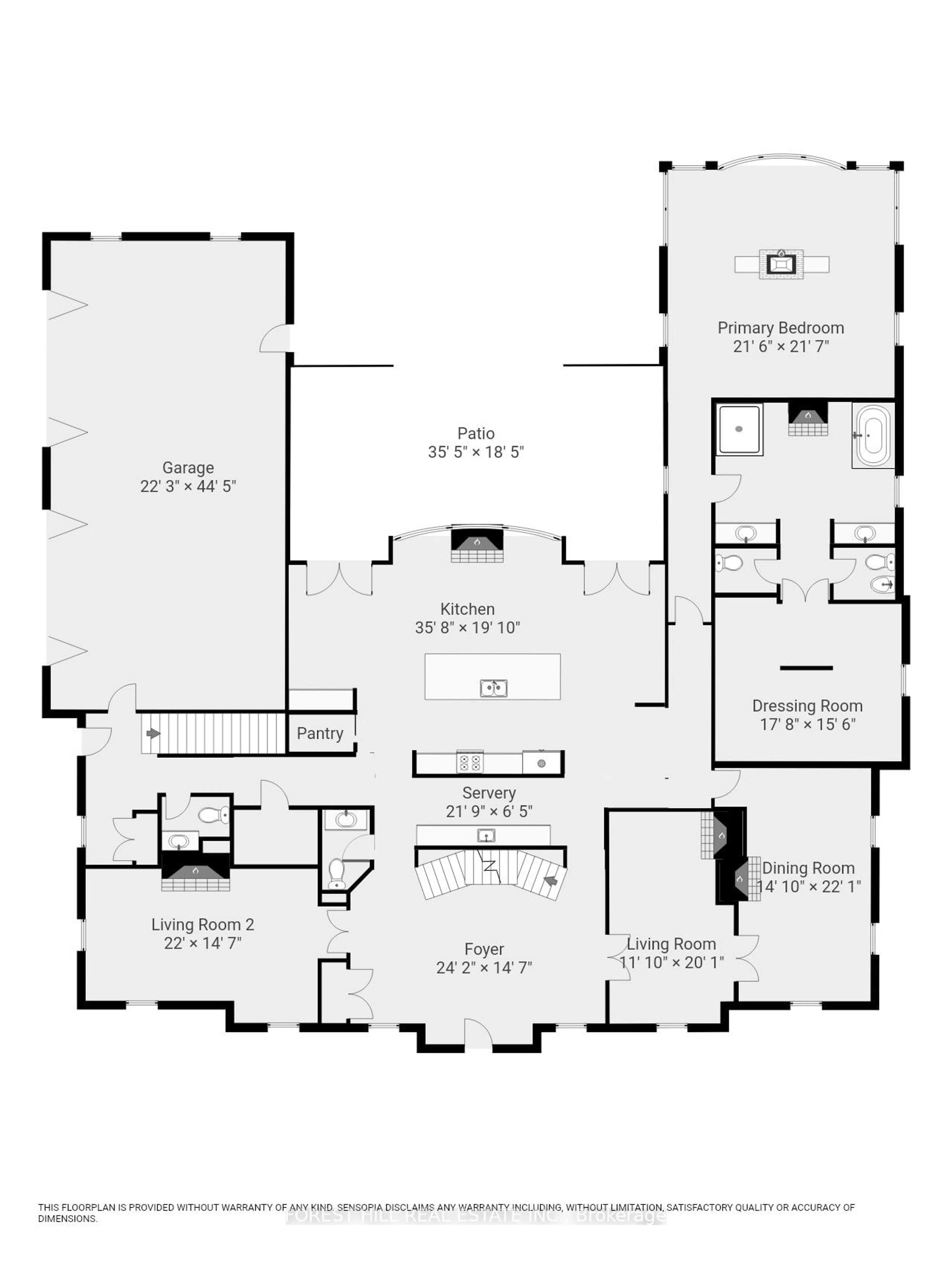 Floor plan for 2438 Doulton Dr, Mississauga Ontario L5H 3M3