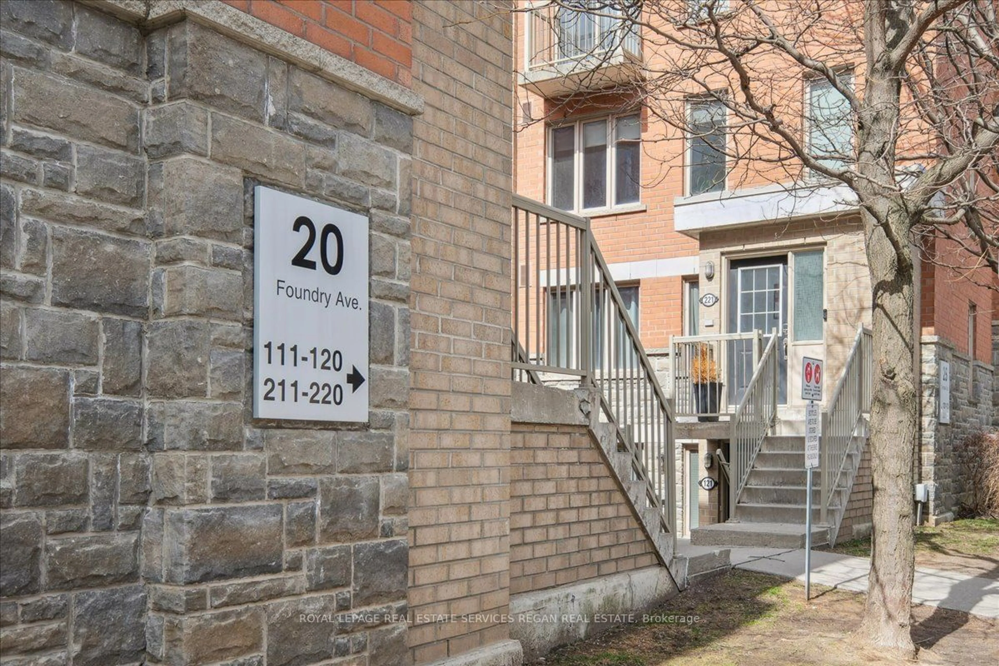 Street view for 20 Foundry Ave #111, Toronto Ontario M6H 4L1