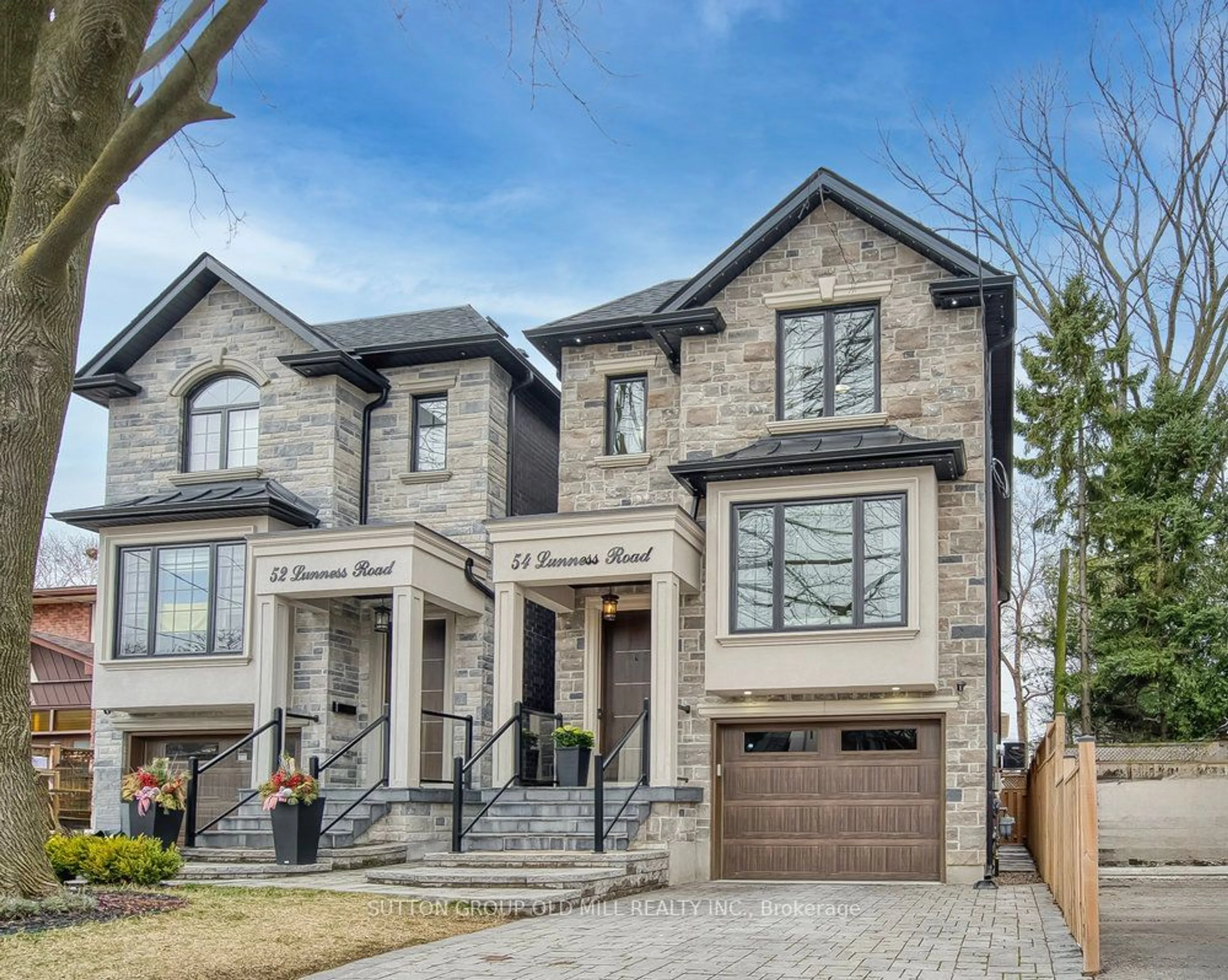 Home with brick exterior material for 54 Lunness Rd, Toronto Ontario M8W 4M6