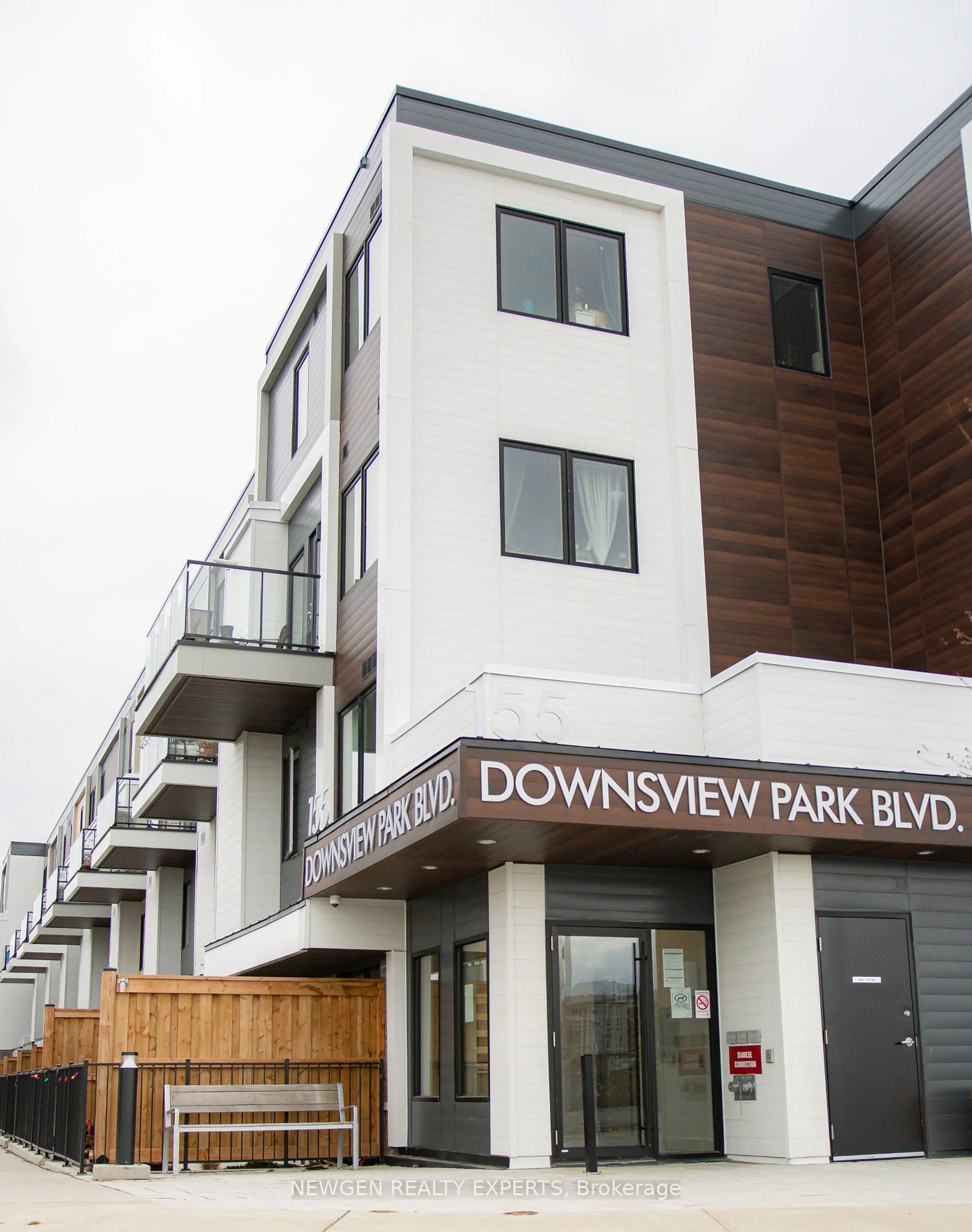 A pic from exterior of the house or condo for 155 Downsview Park #211, Toronto Ontario M3K 0E3