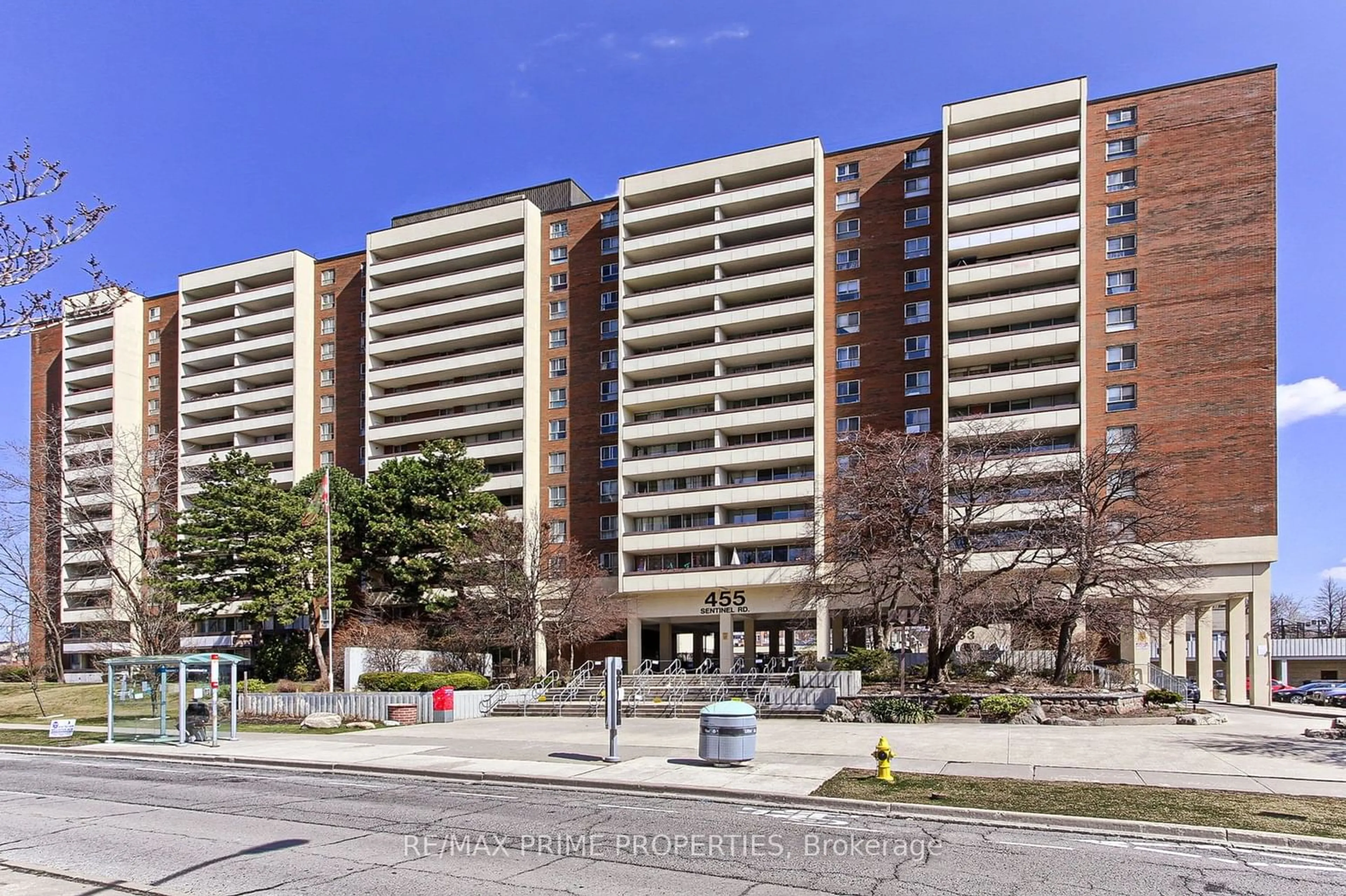 A pic from exterior of the house or condo for 455 Sentinel Rd #305, Toronto Ontario M3J 1V5