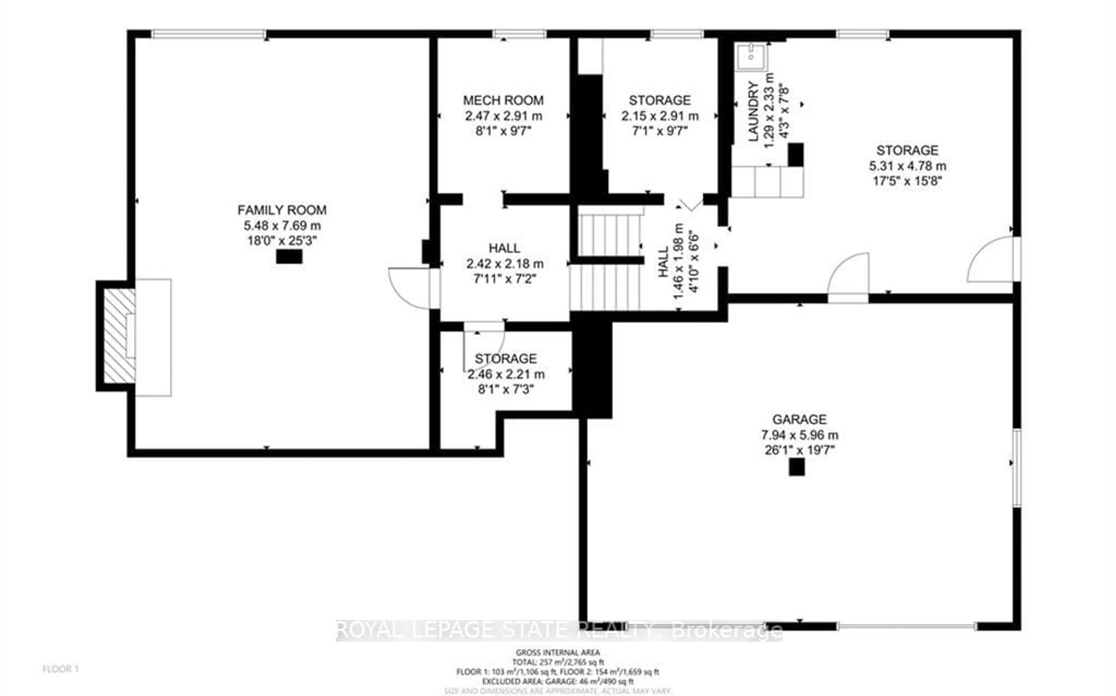 Floor plan for 2278 Lakeshore Rd, Burlington Ontario L7R 1A9