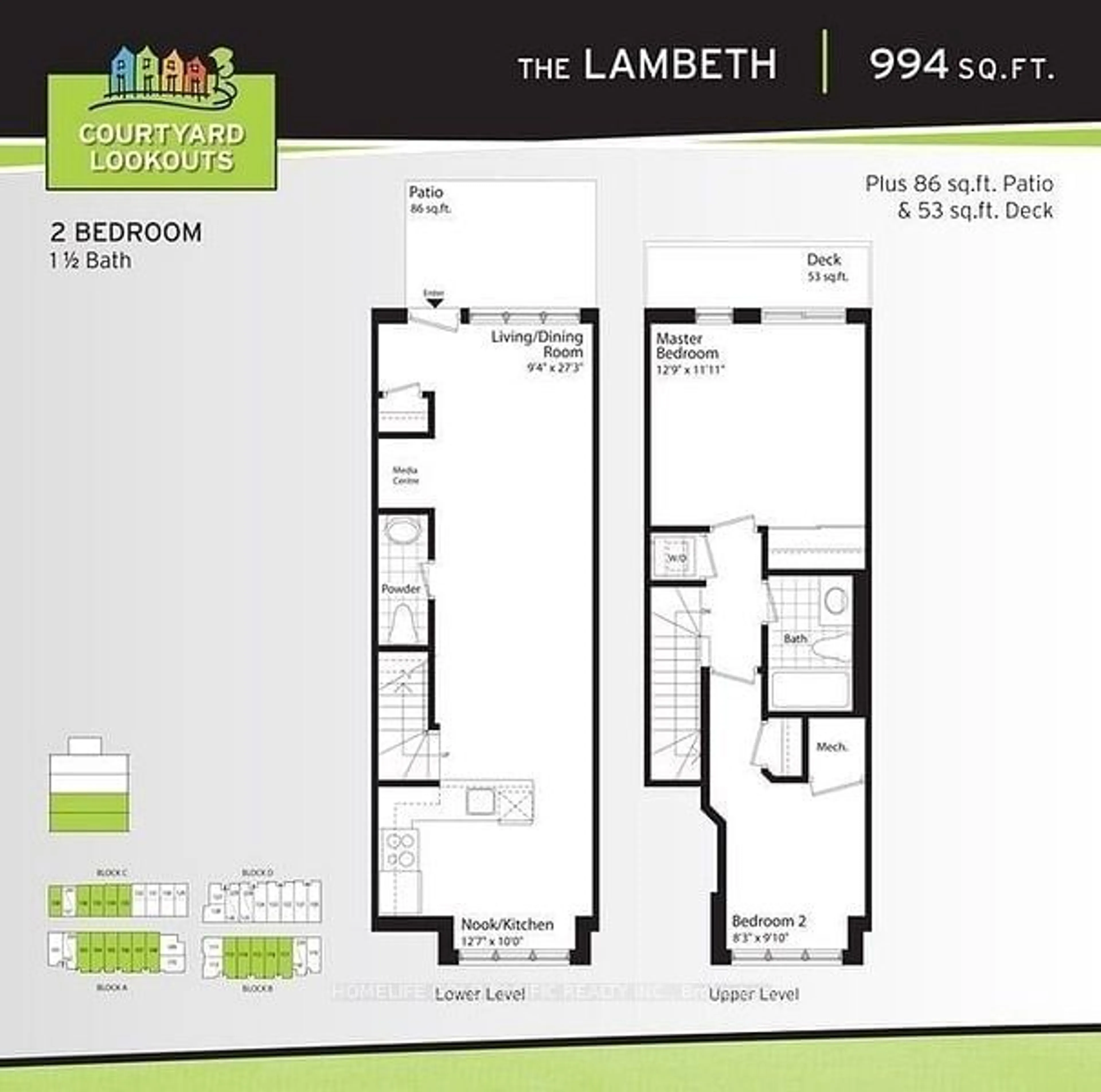 Floor plan for 370 Hopewell Ave #116, Toronto Ontario M6E 2S2