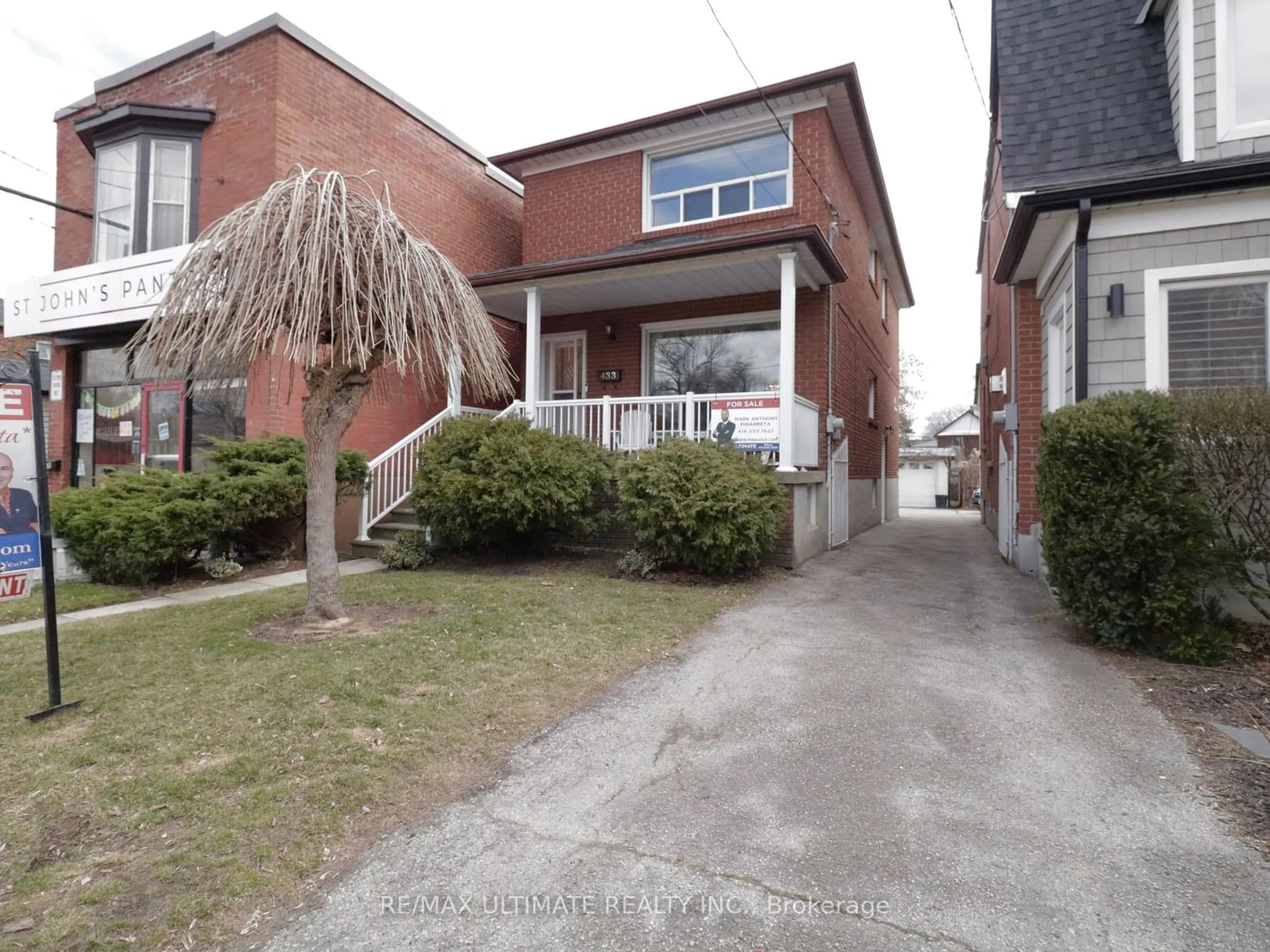 A pic from exterior of the house or condo for 433 St Johns Rd, Toronto Ontario M6S 2L1