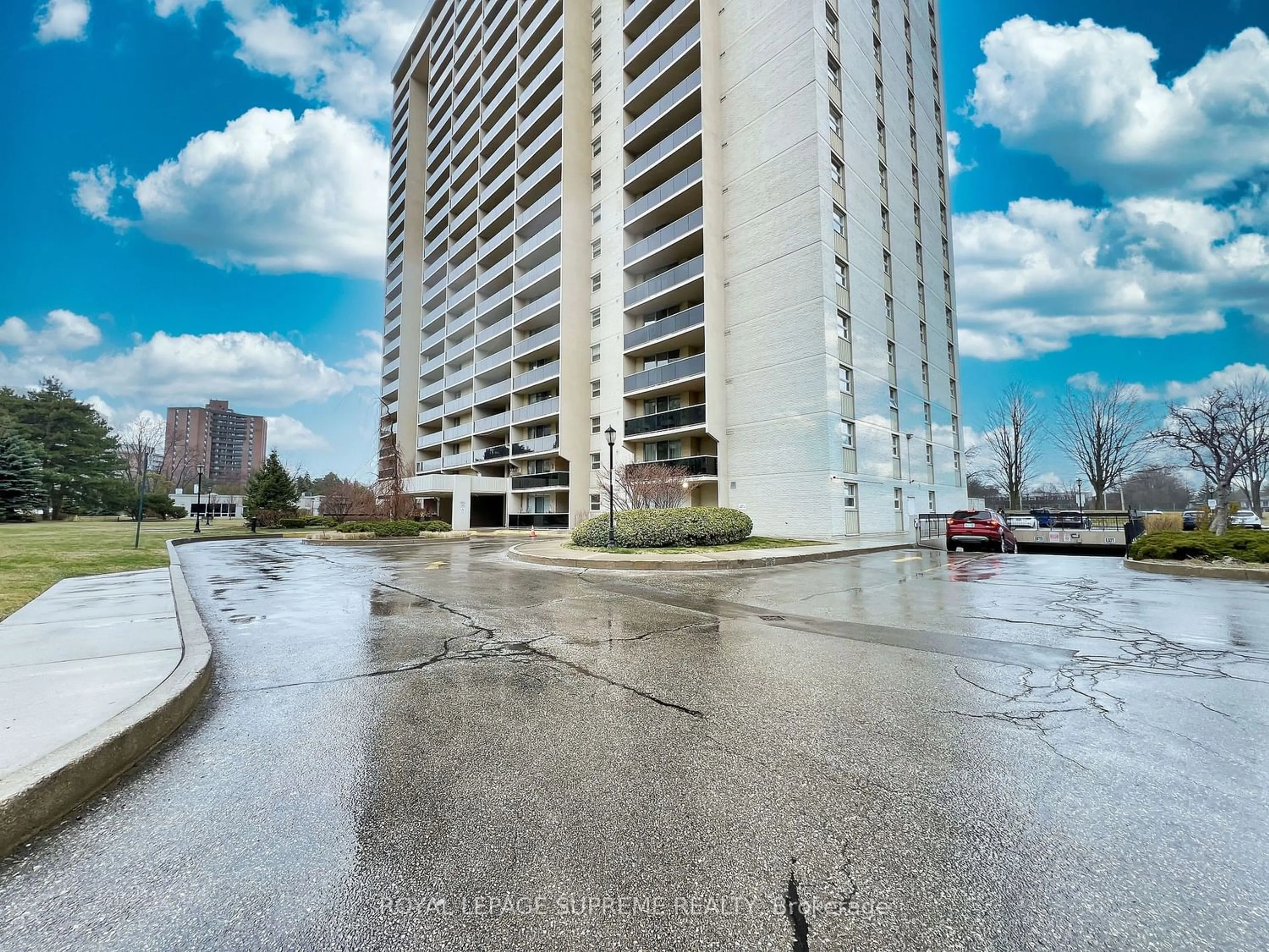 A pic from exterior of the house or condo for 299 Mill Road Rd #205, Toronto Ontario M9C 4V9