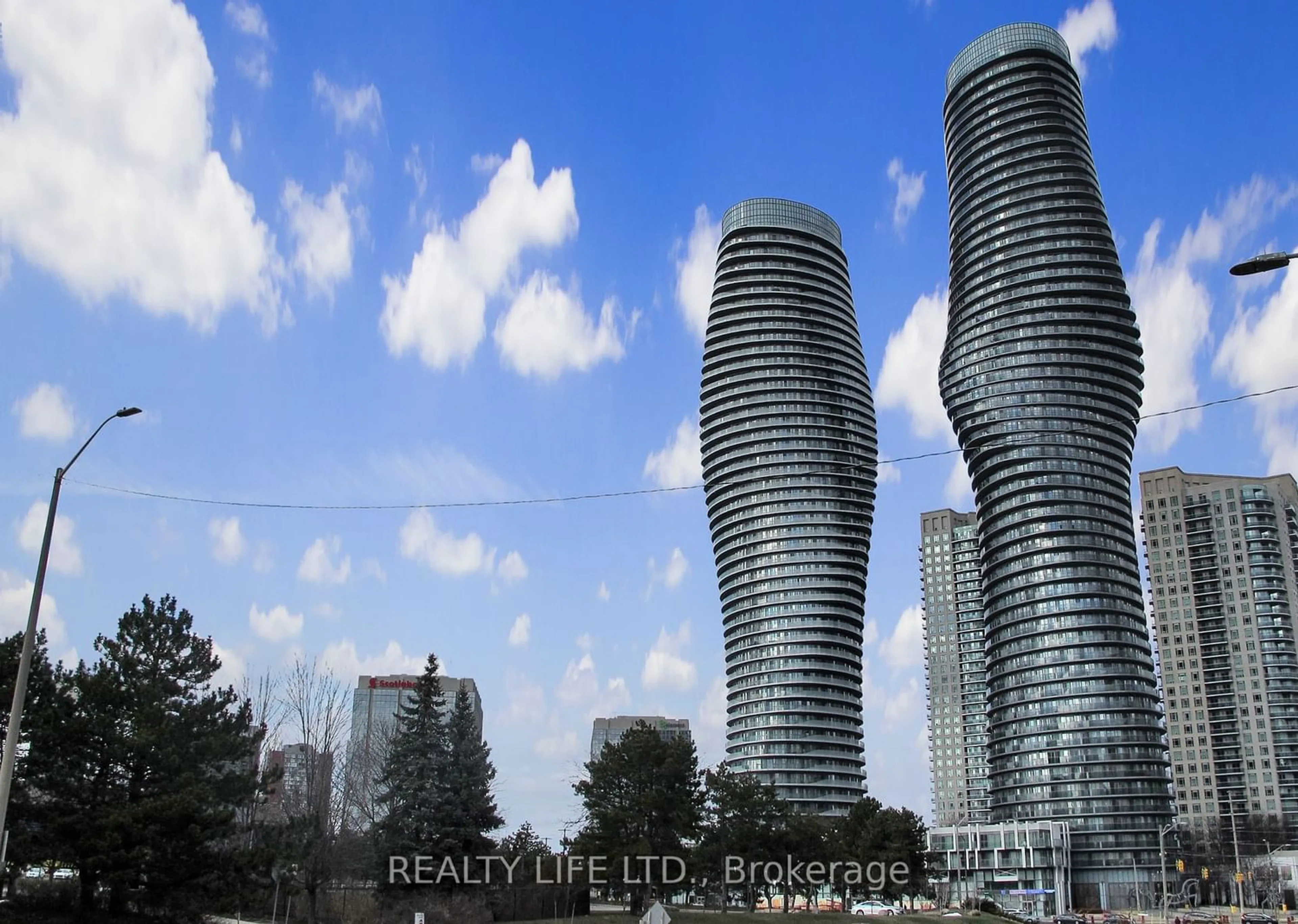 A pic from exterior of the house or condo for 60 Absolute Ave #4003, Mississauga Ontario L4Z 0A9