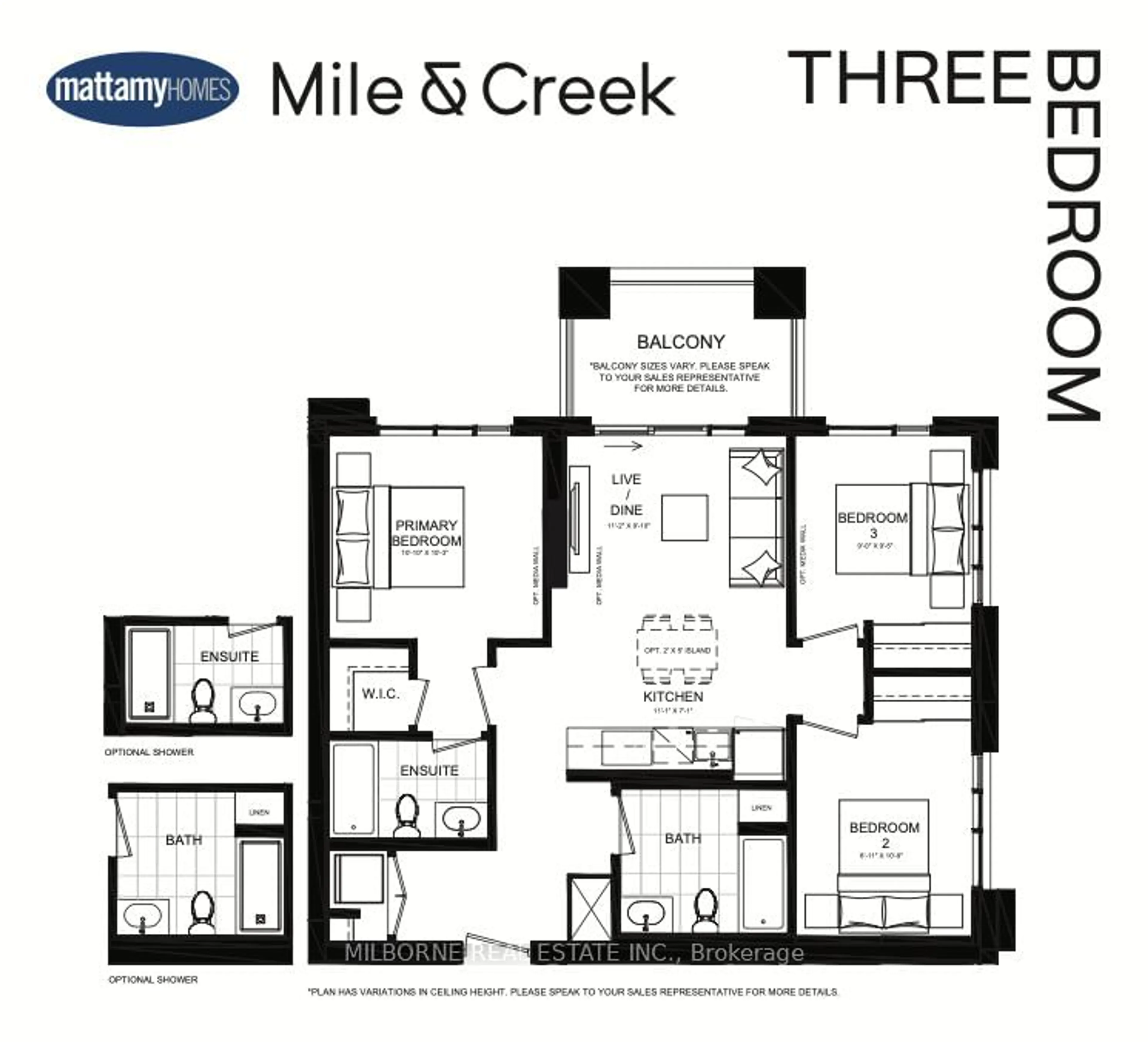 Floor plan for 770 Whitlock Ave #A506, Milton Ontario L9T 2X5