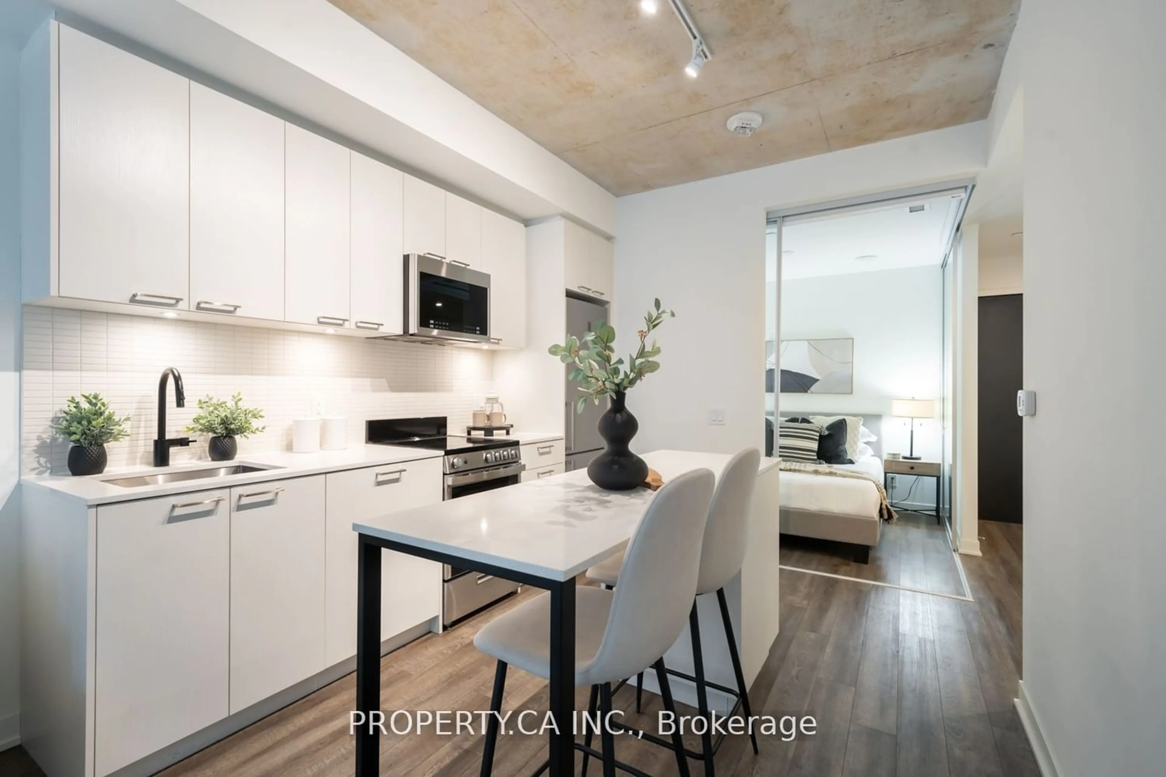 Contemporary kitchen for 1808 St Clair Ave #210, Toronto Ontario M6N 0C1
