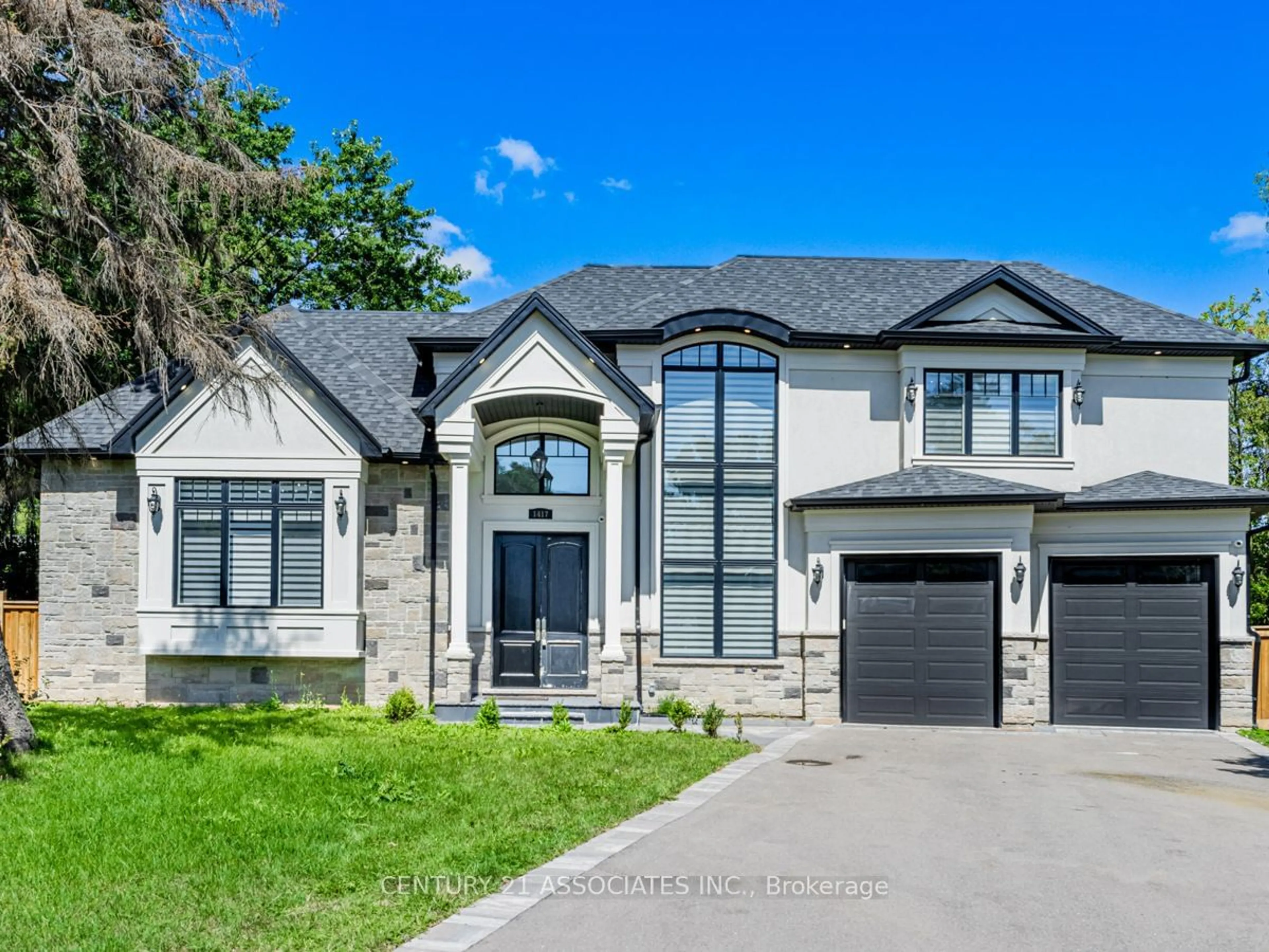 Home with brick exterior material for 1417 Willowdown Rd, Oakville Ontario L6L 1X2